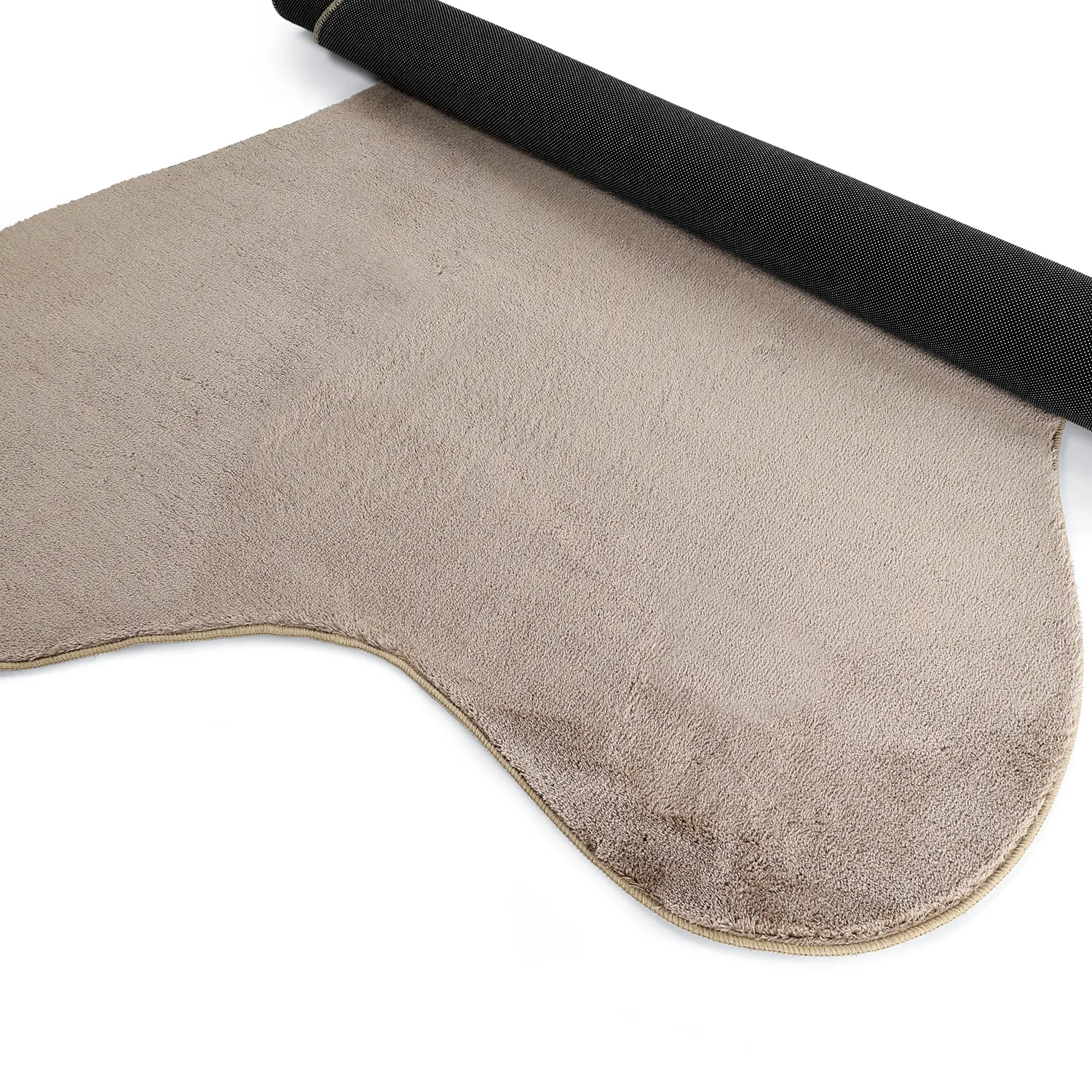 Tappeto Shaggy Ondulato Asimmetrico - Aranga Super Soft Fur (marrone)