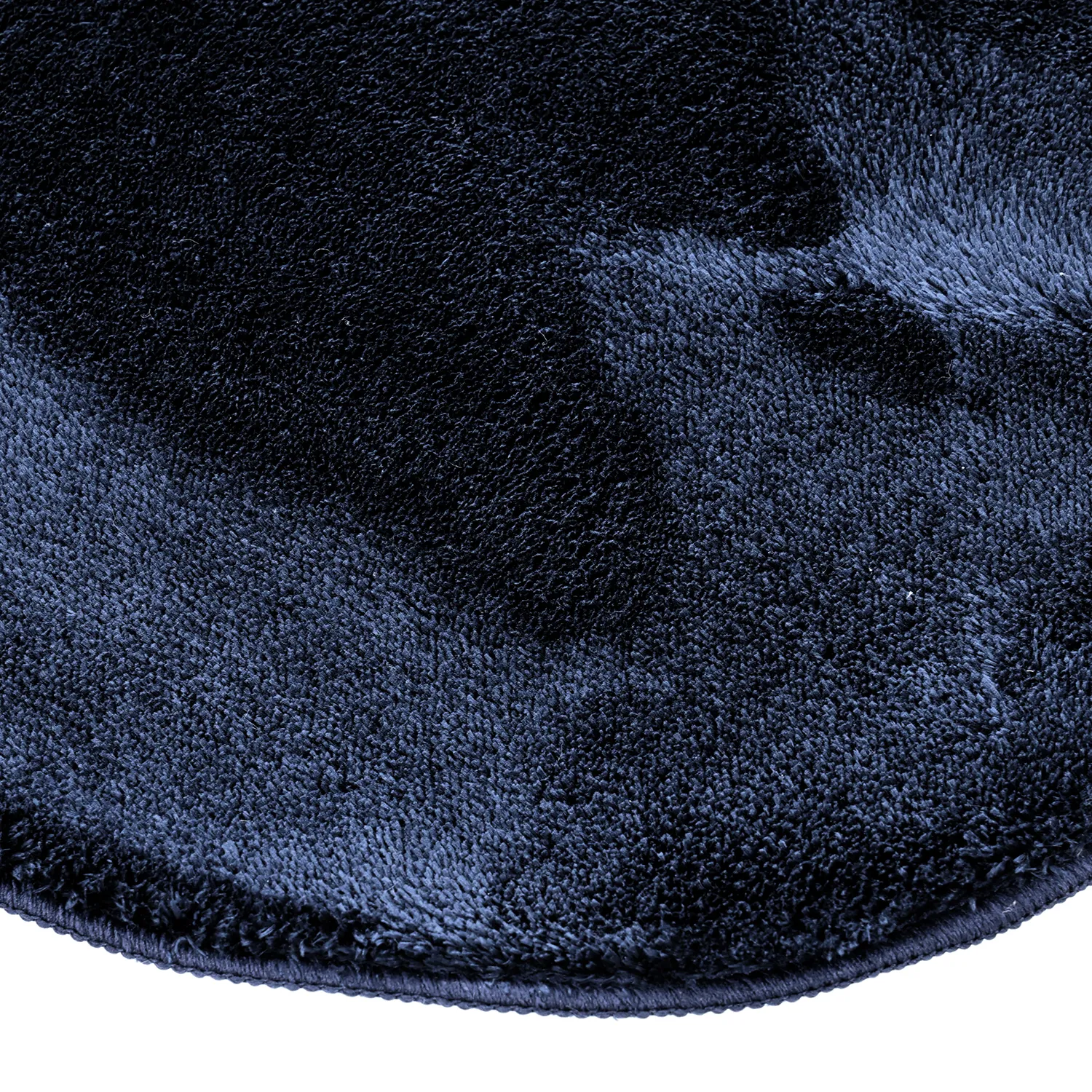 Tappeto Shaggy Ondulato Asimmetrico - Aranga Super Soft Fur (blu scuro)