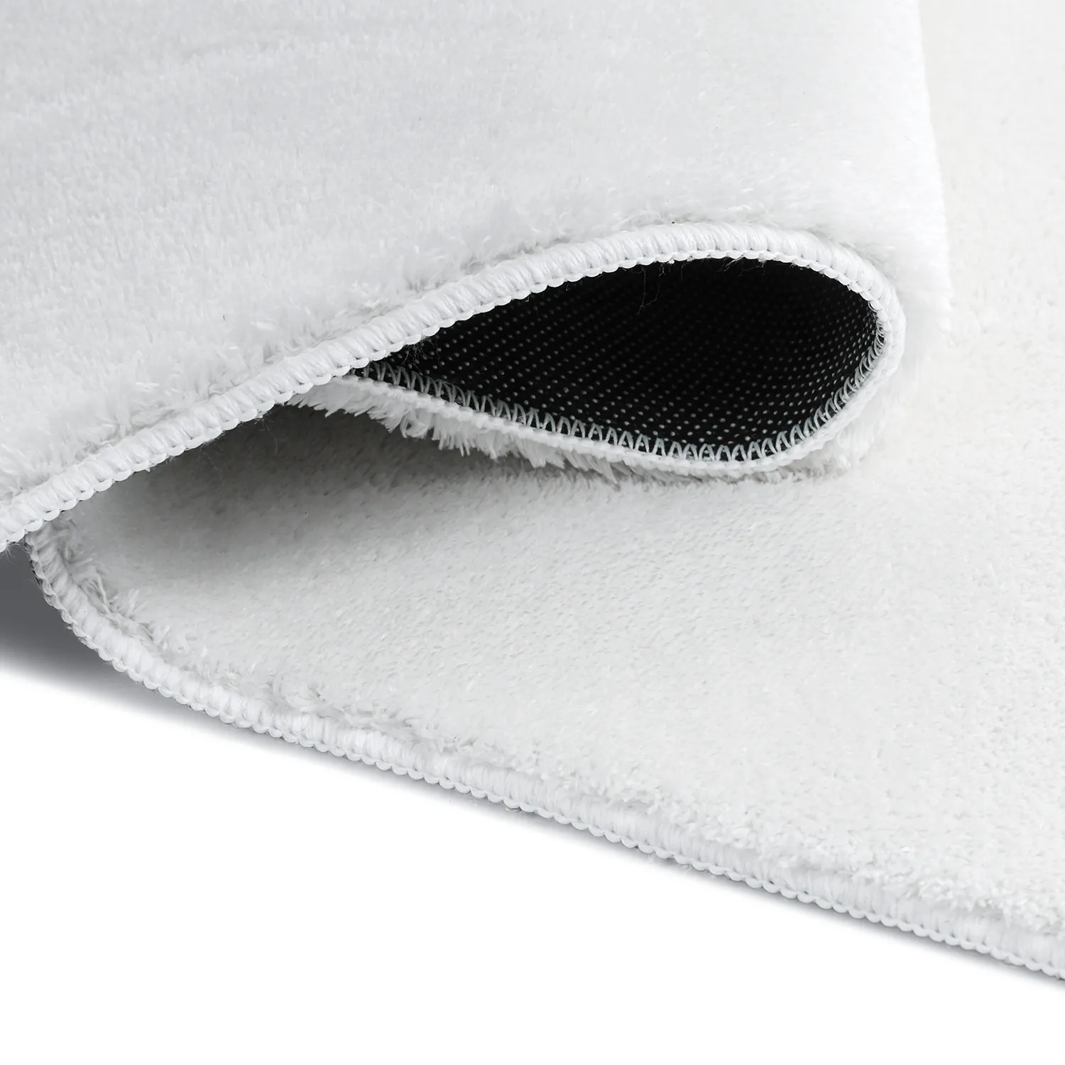 Tappeto Shaggy Ondulato Asimmetrico - Aranga Super Soft Fur (bianco)