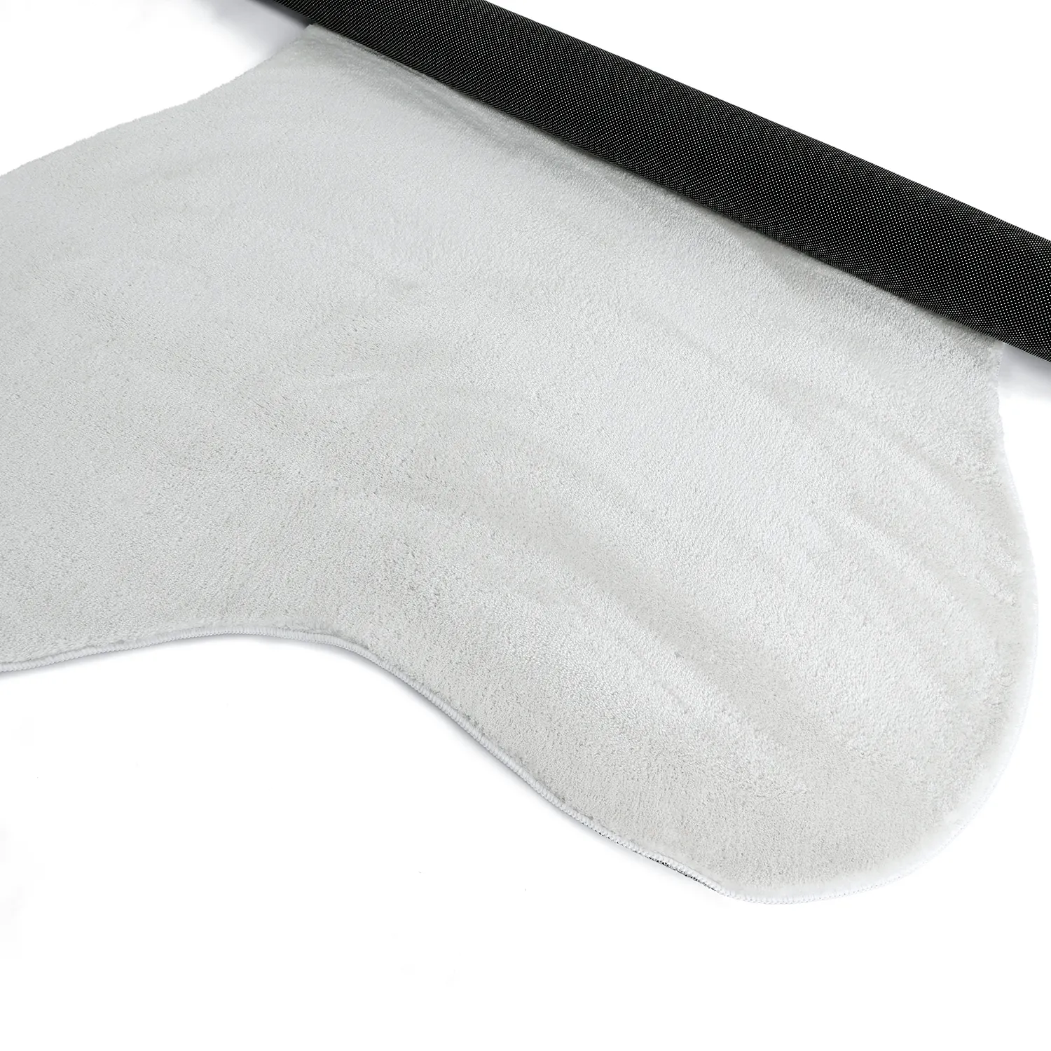 Tappeto Shaggy Ondulato Asimmetrico - Aranga Super Soft Fur (bianco)