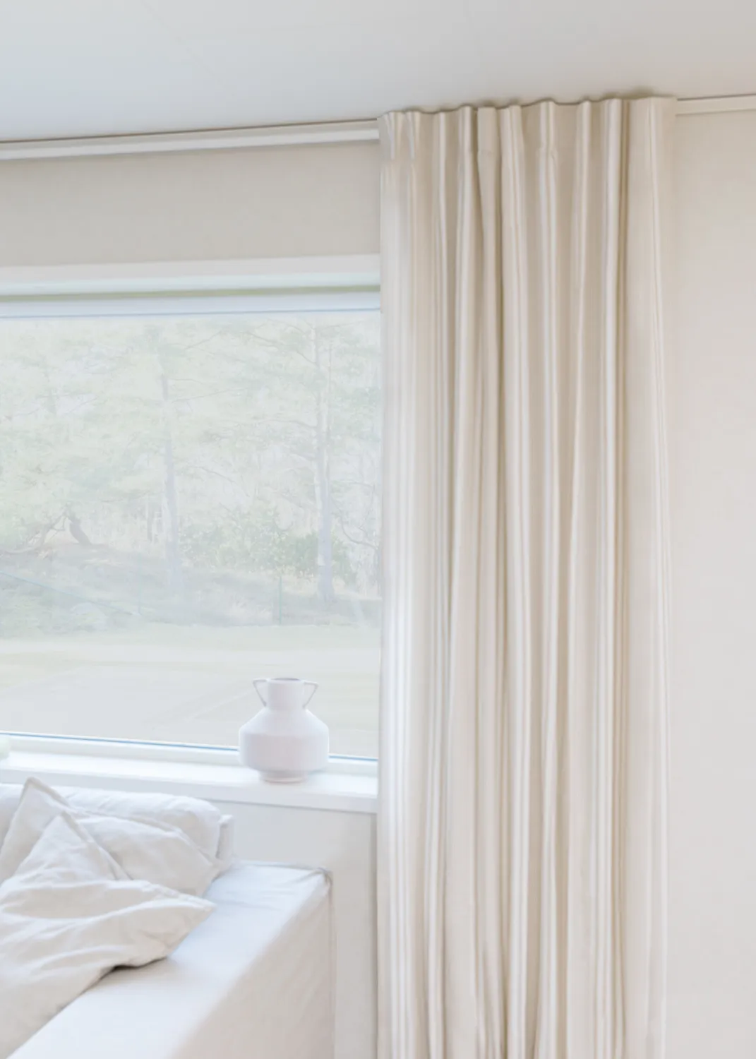 Cortina di cotone - Augustina (offwhite)
