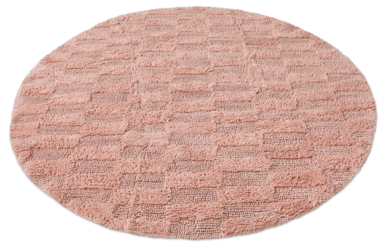 Tappeto da bagno rotondo - Bevin (rosa)