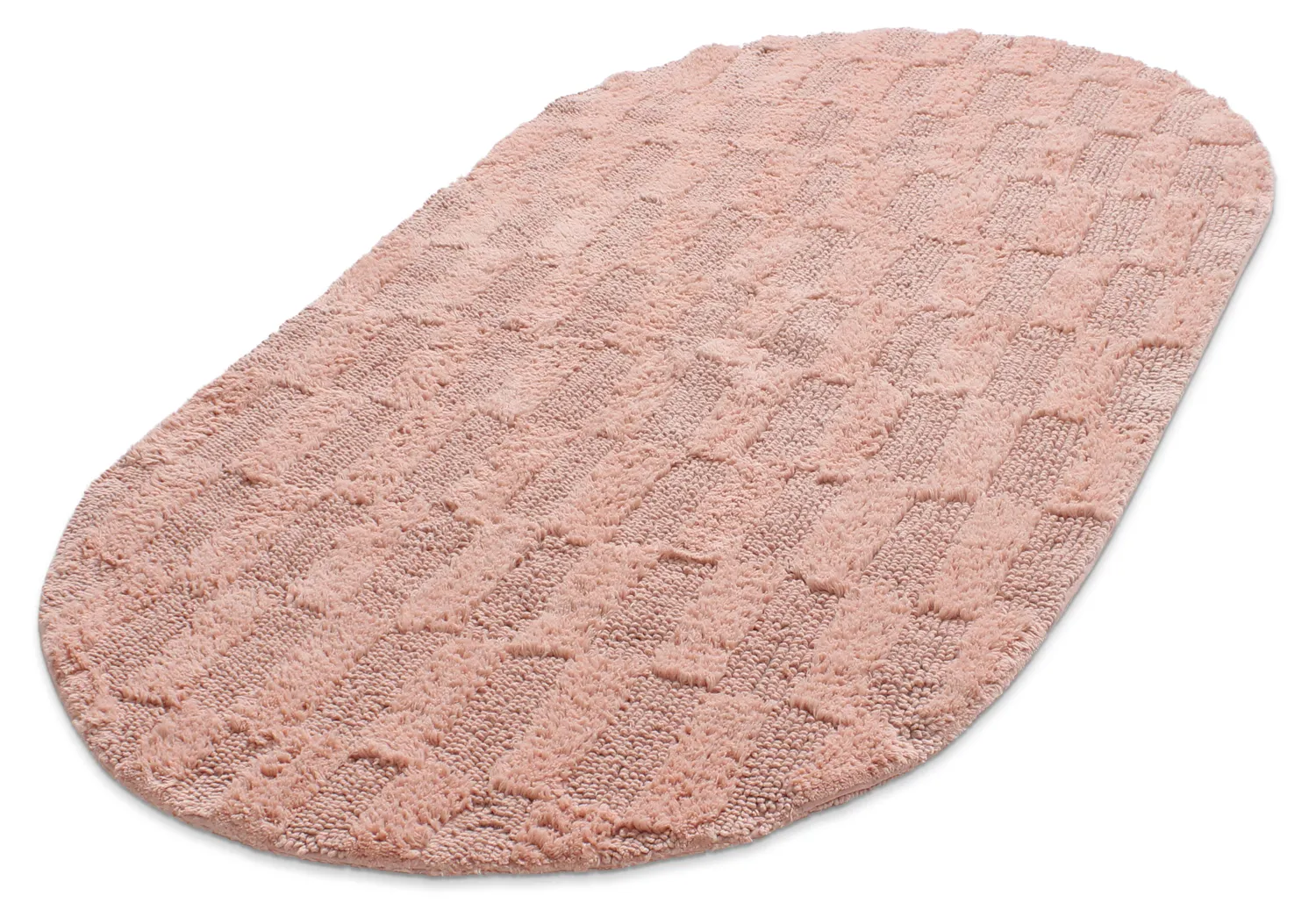 Tappeto da bagno ovale - Bevin (rosa)