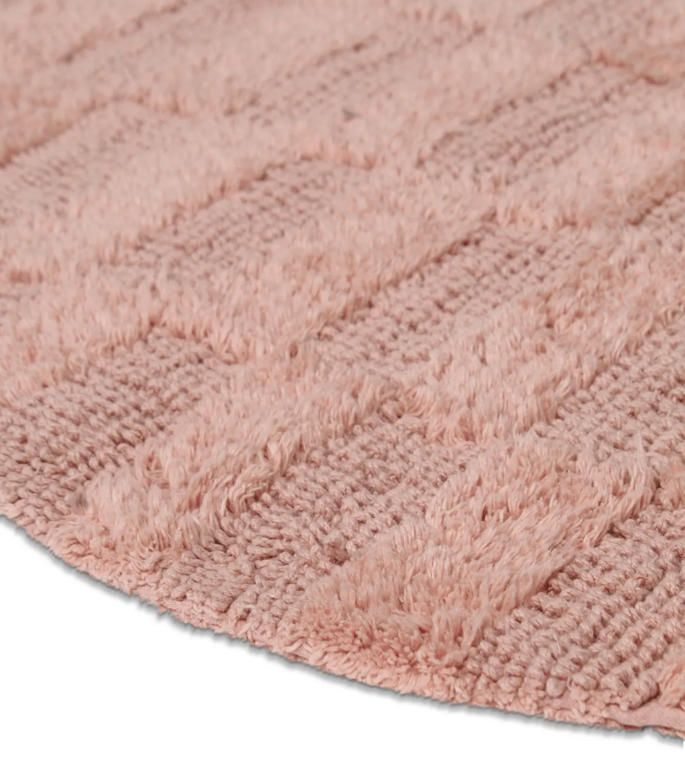 Tappeto da bagno ovale - Bevin (rosa)