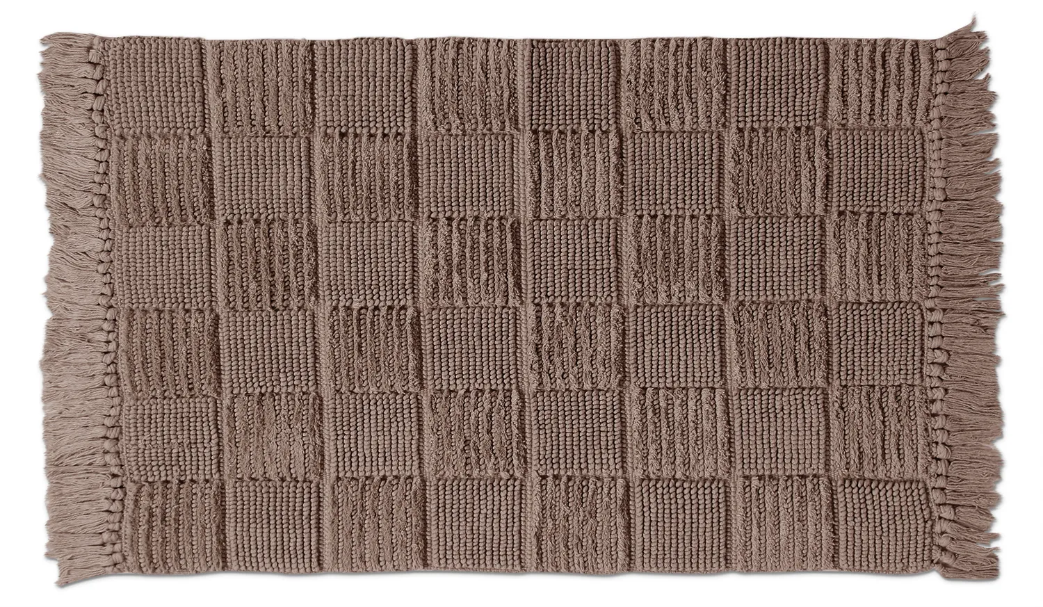 Tappeto da bagno - Duna (marrone)