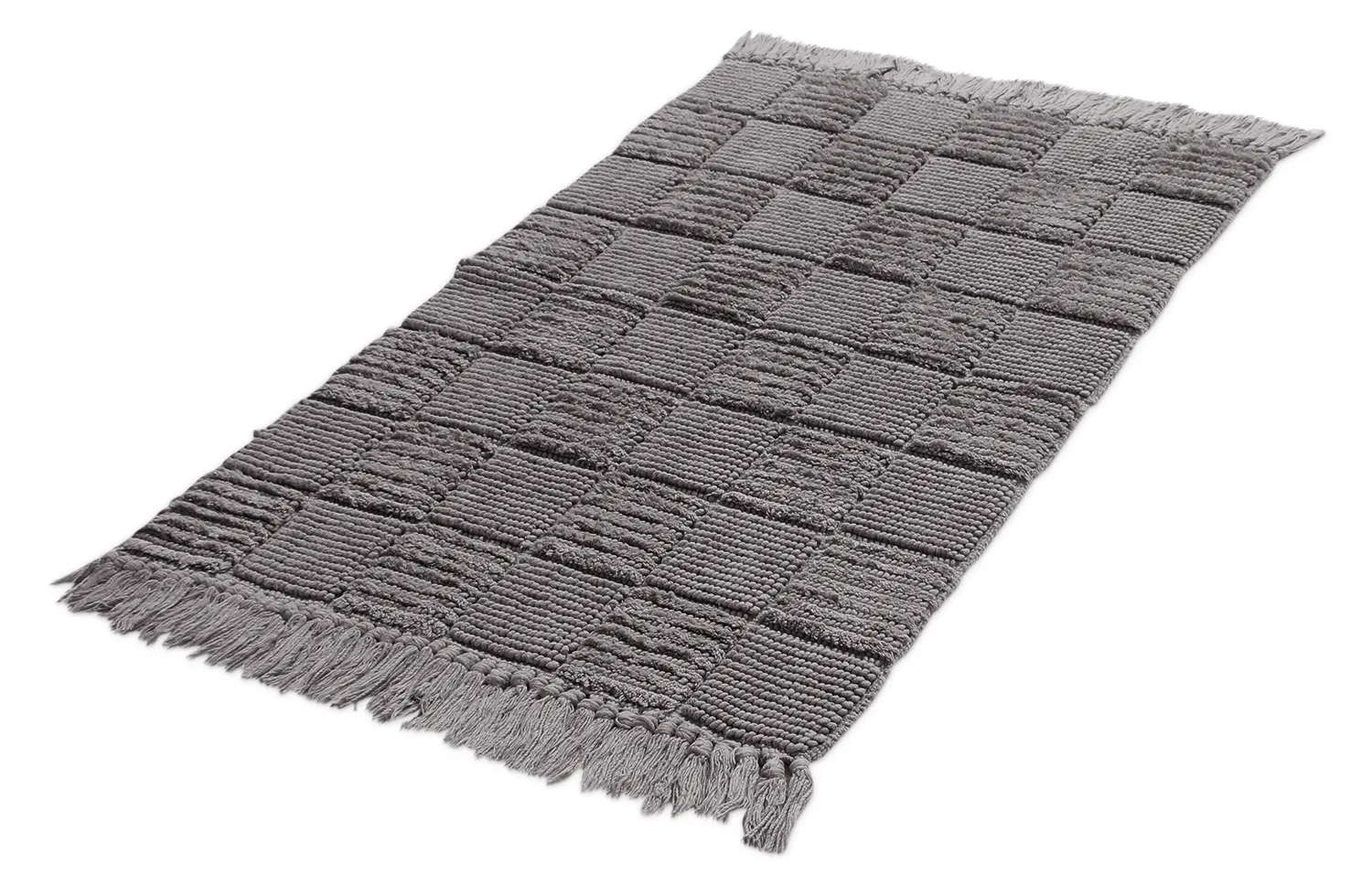 Tappeto da bagno - Duna (grigio scuro)