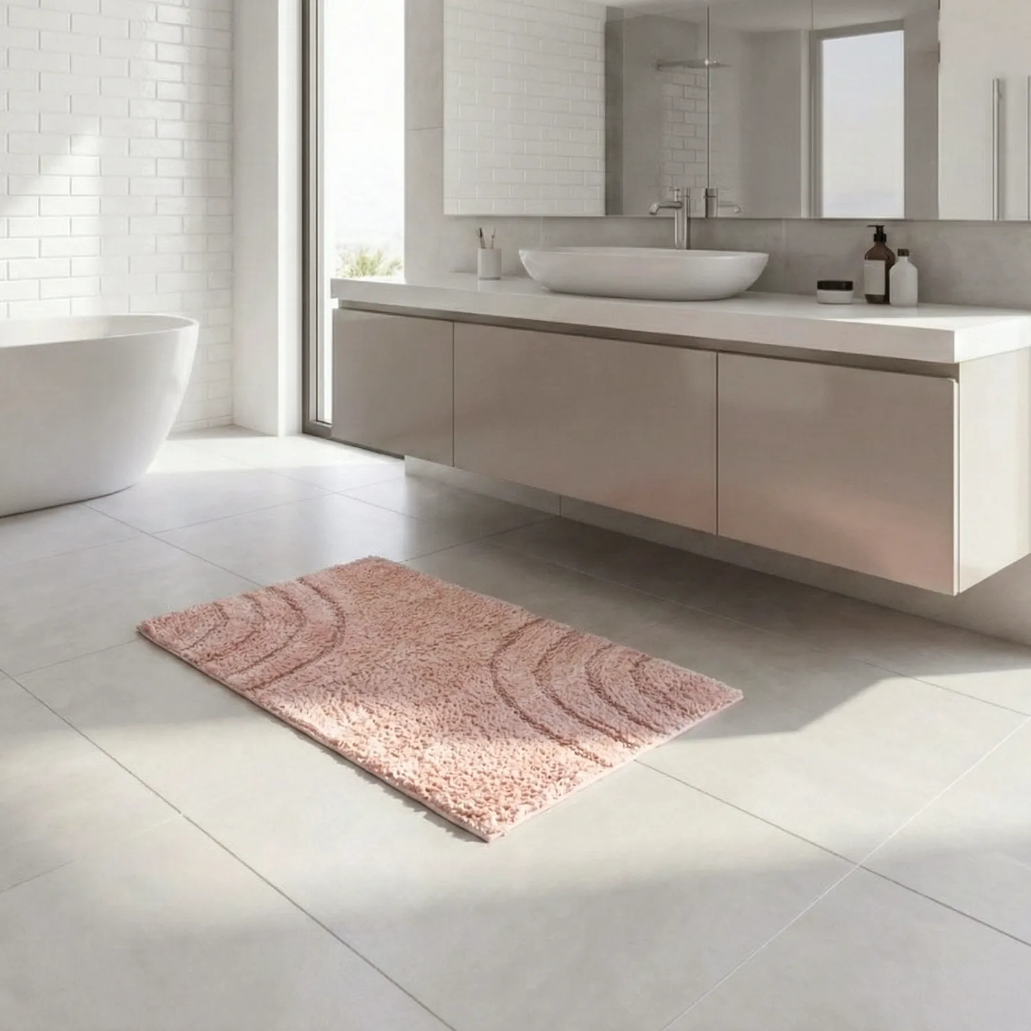 Tappeto da bagno - Eliza (rosa)