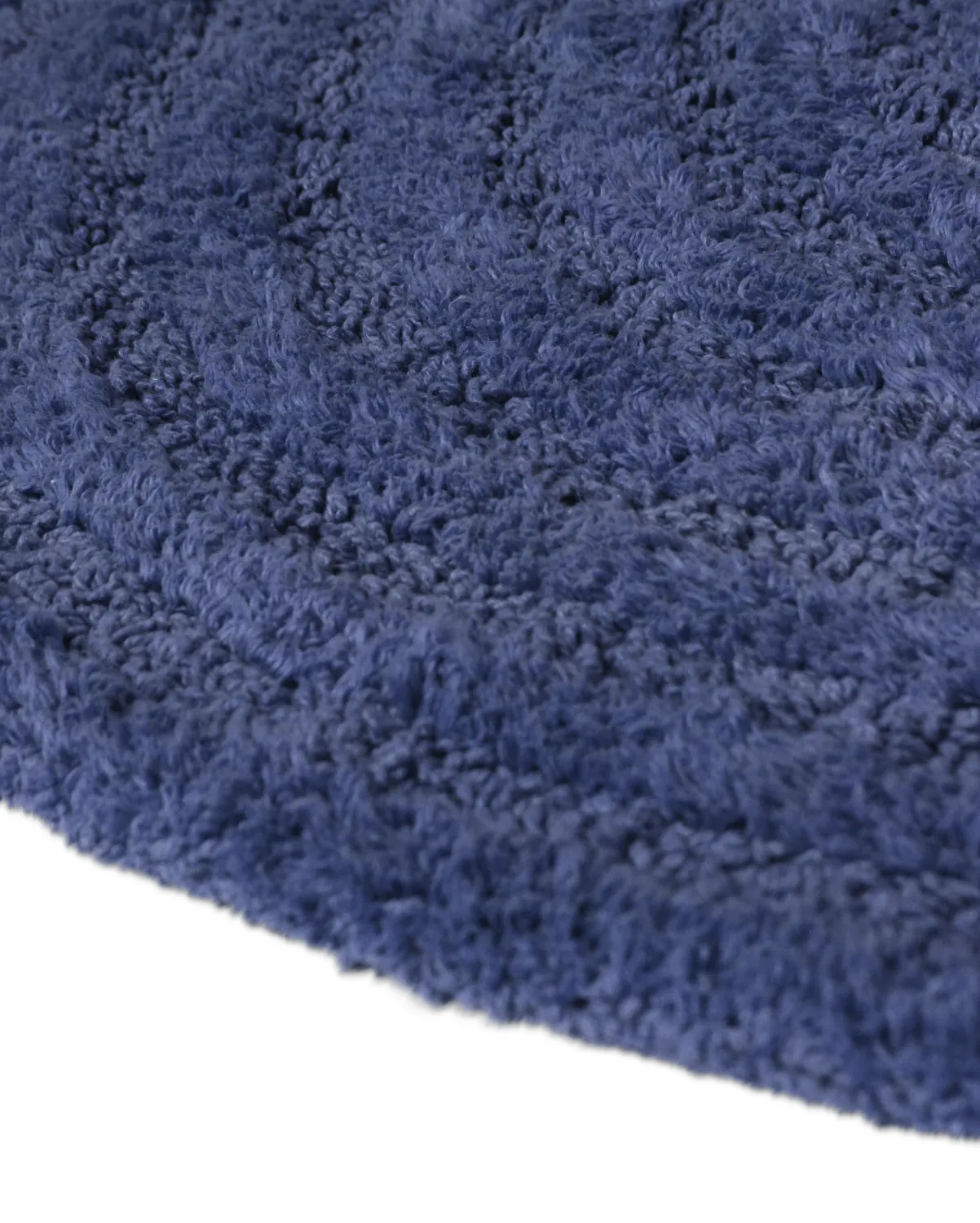 Tappeto da bagno rotondo - Embla (blu)
