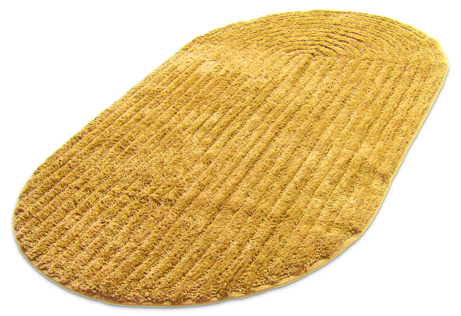 Tappeto da bagno ovale - Evena (giallo)