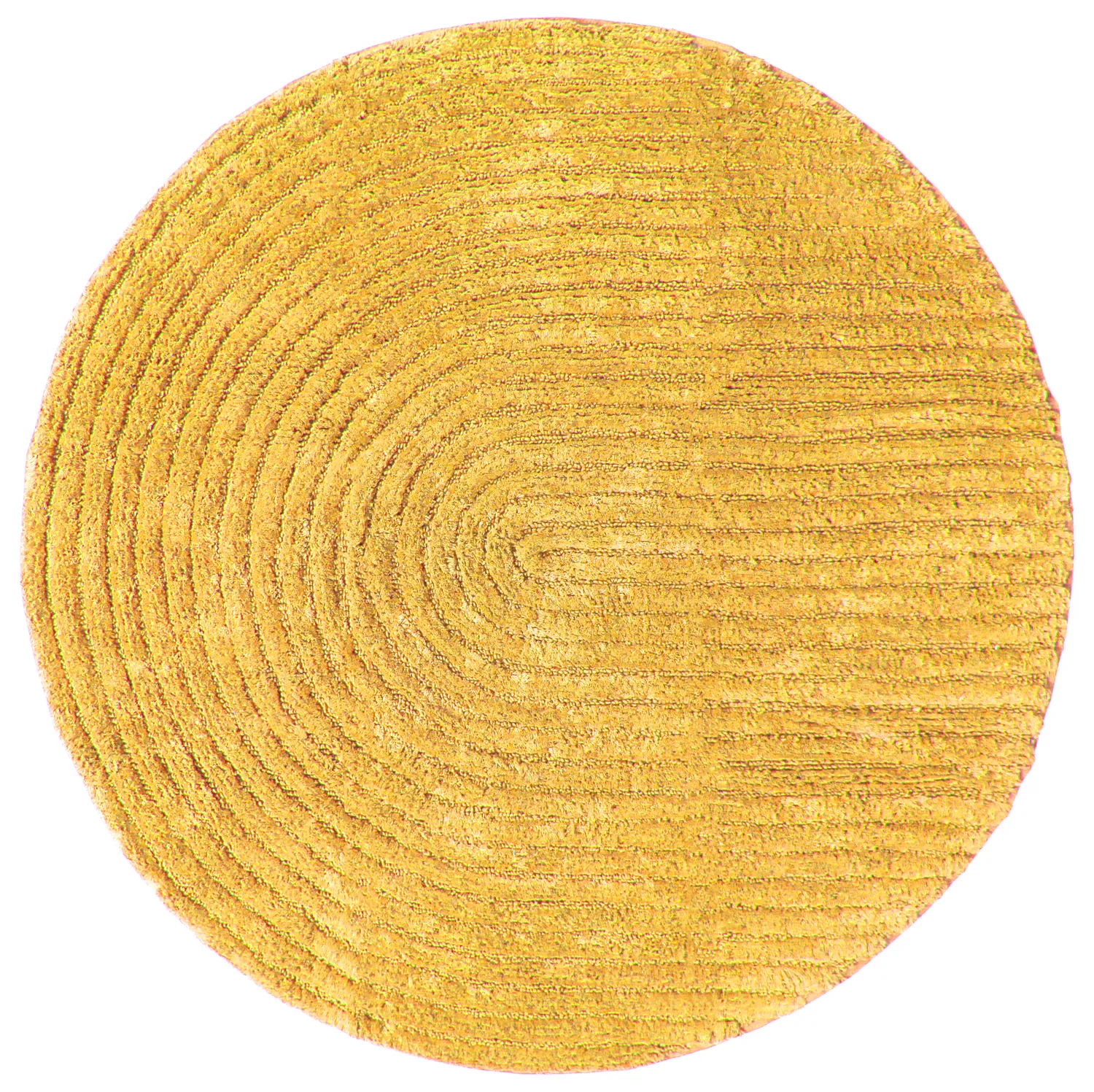 Tappeto da bagno rotondo - Evena (giallo)