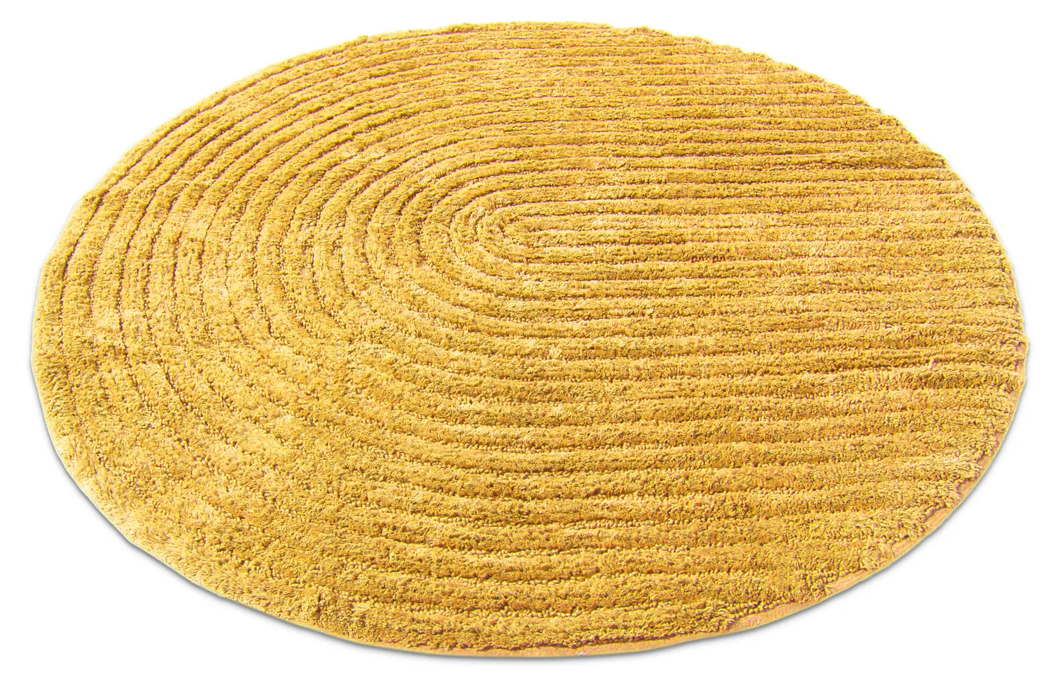 Tappeto da bagno rotondo - Evena (giallo)