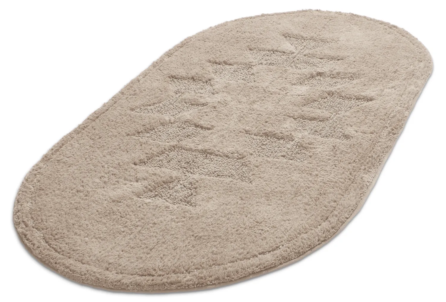 Tappeto da bagno ovale - Gertie (beige)
