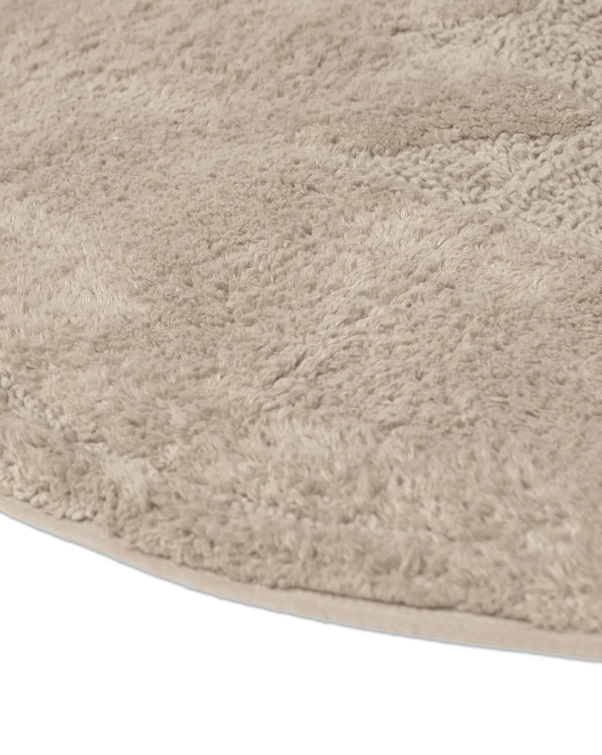 Tappeto da bagno rotondo - Gertie (beige)