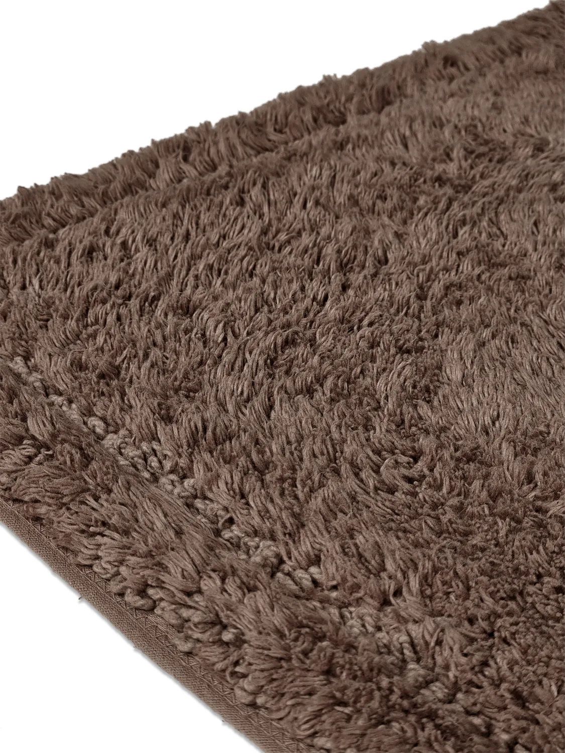 Vesta Tappeto Da Bagno In Cotone: Morbidissimo E Antiscivolo, 53x86 Cm (marrone Bronzo)
