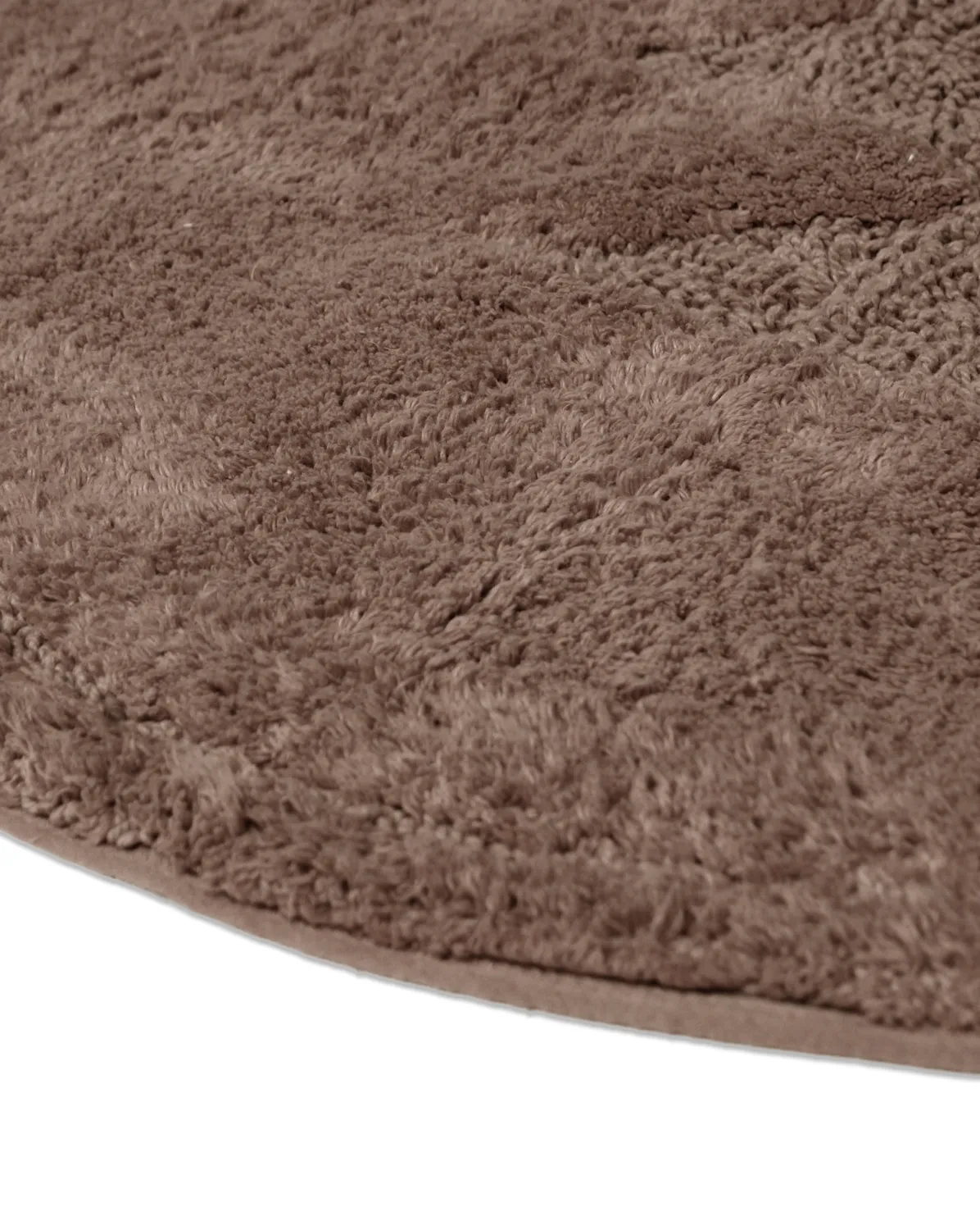 Tappeto da bagno rotondo - Gertie (marrone)