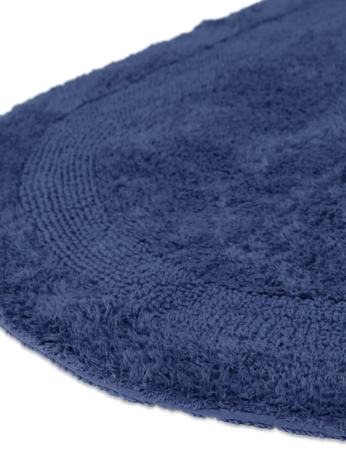 Tappeto da bagno ovale - Nila (blu)