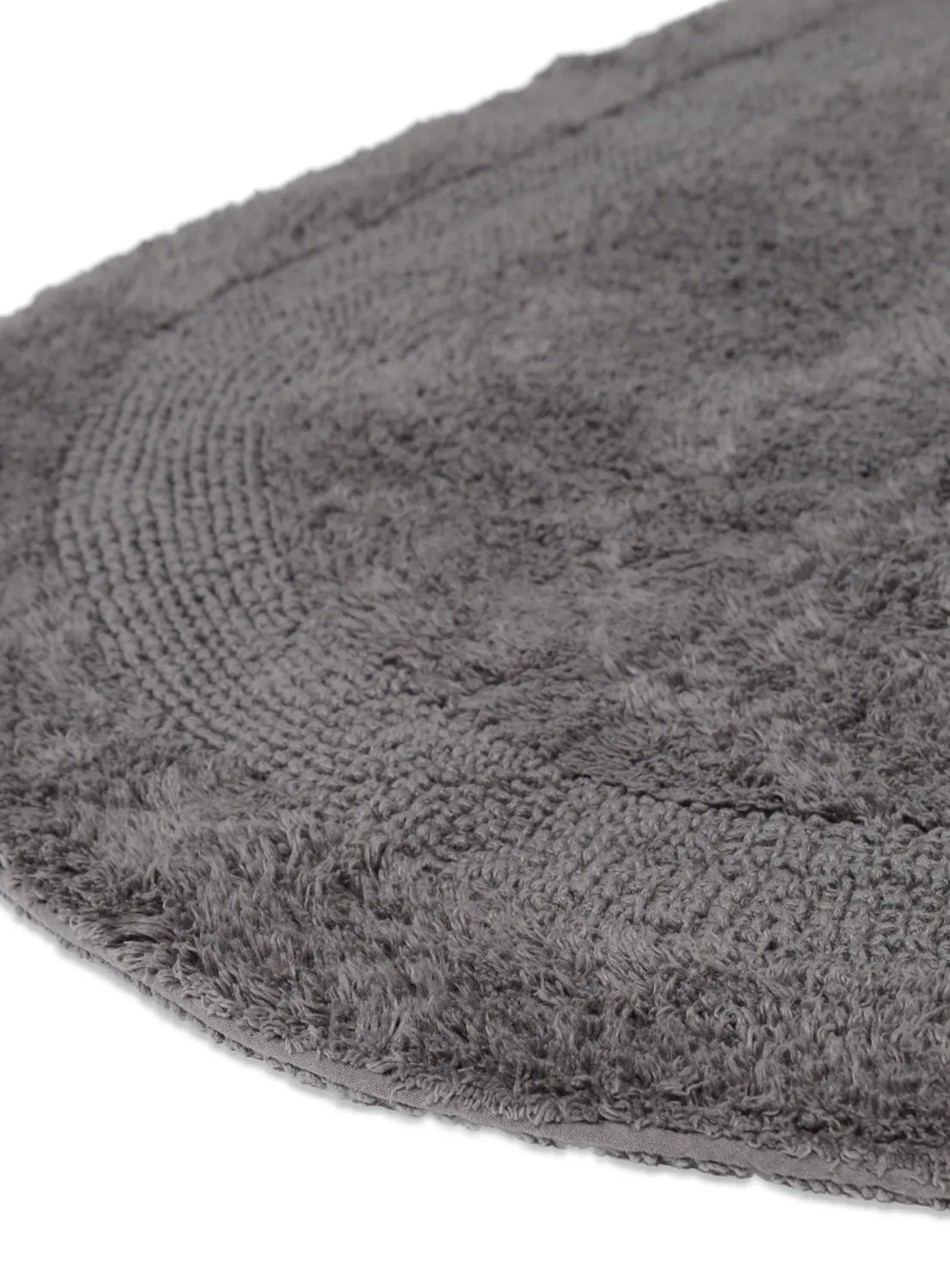 Tappeto da bagno ovale - Nila (grigio scuro)