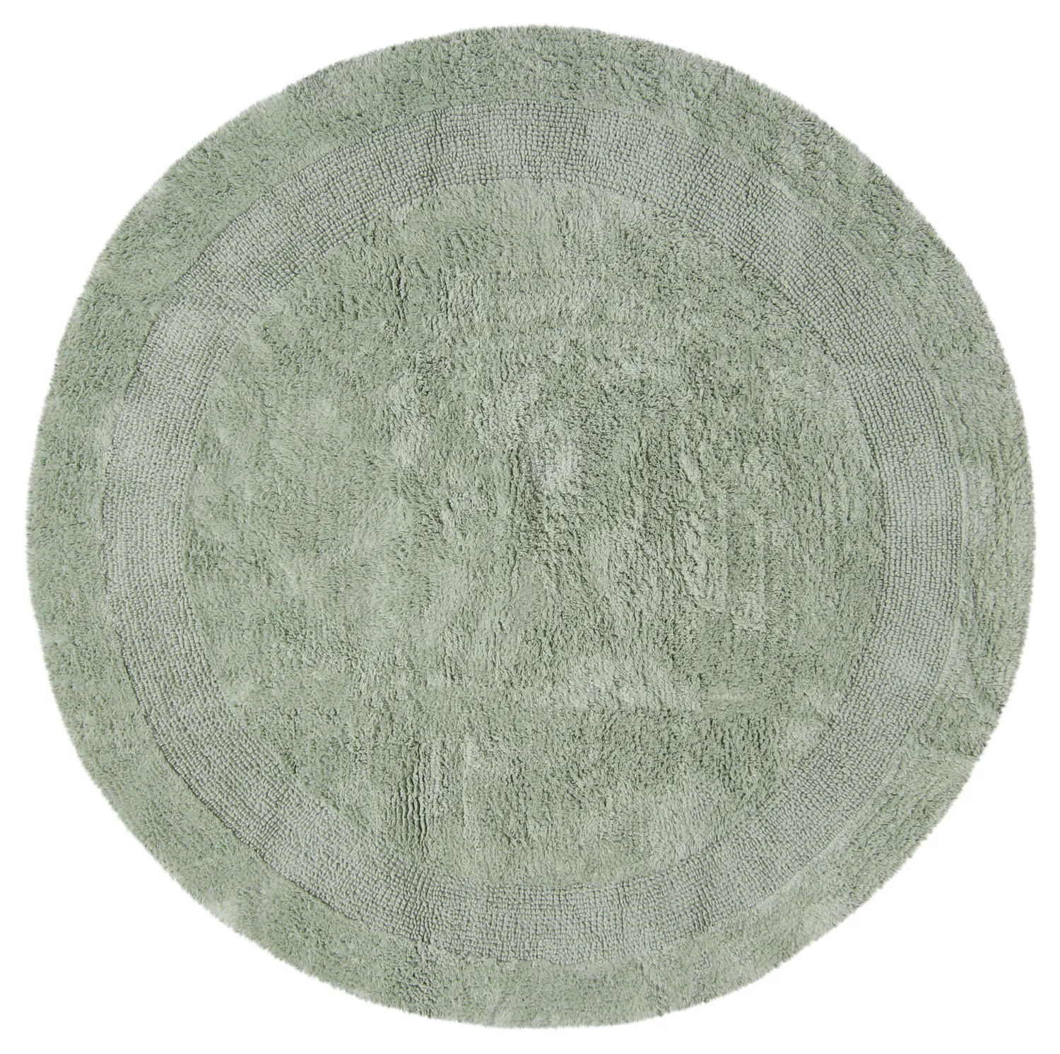 Tappeto da bagno rotondo - Nila (verde chiaro)