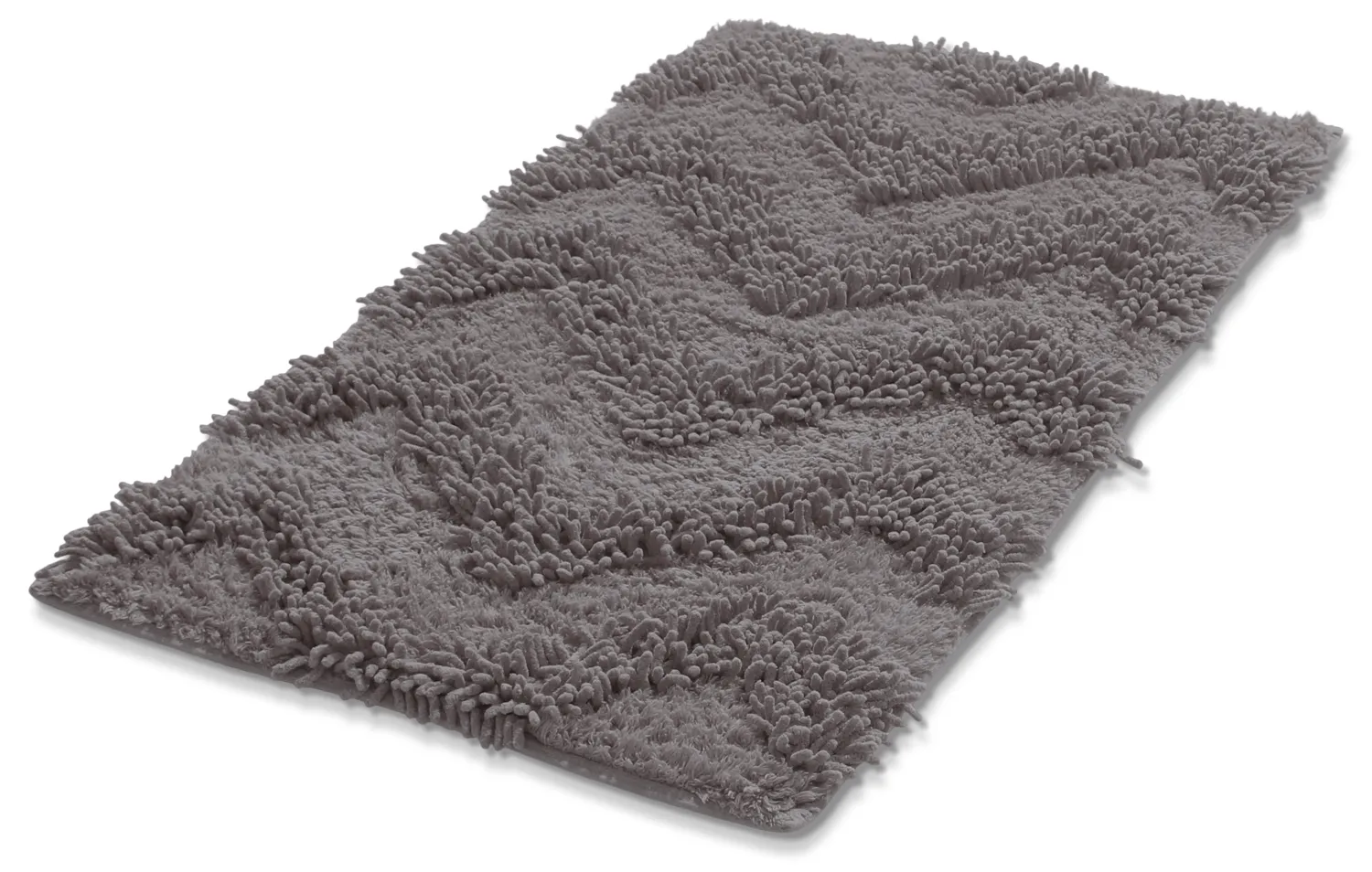 Tappeto da bagno - Tressa (grigio scuro)