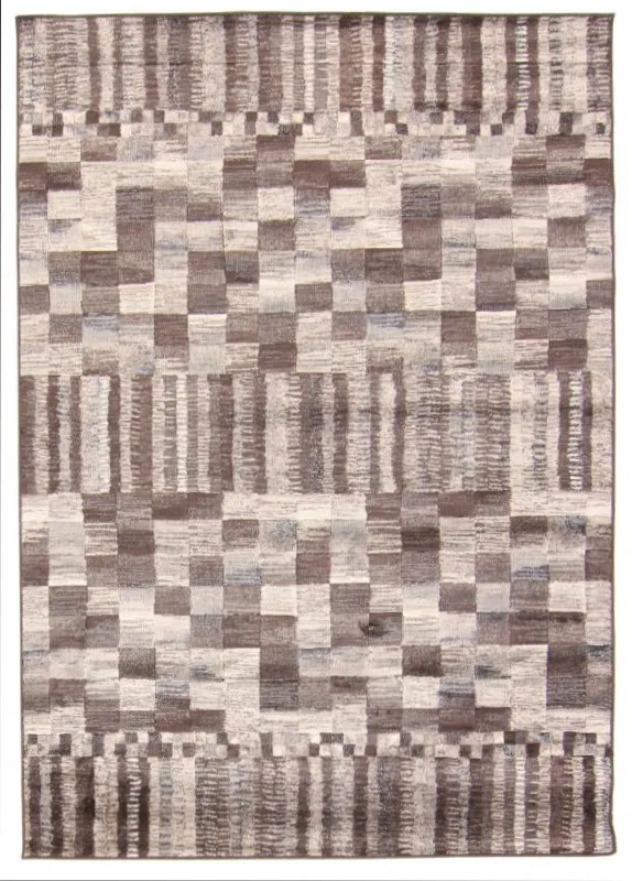 Tappeto Wilton - Baghlan (marrone-grigio)