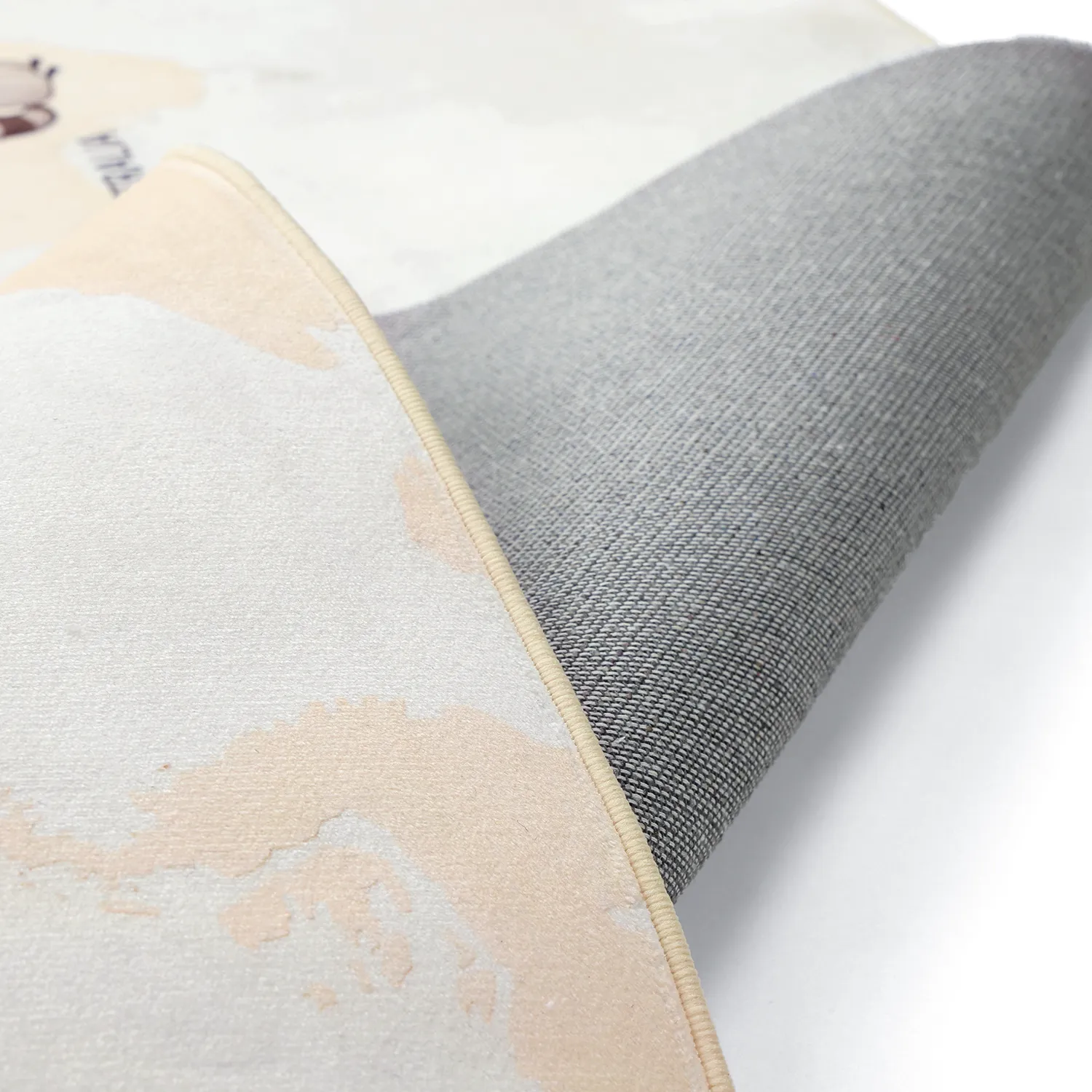Tappeti per bambini - Animal Map (beige)