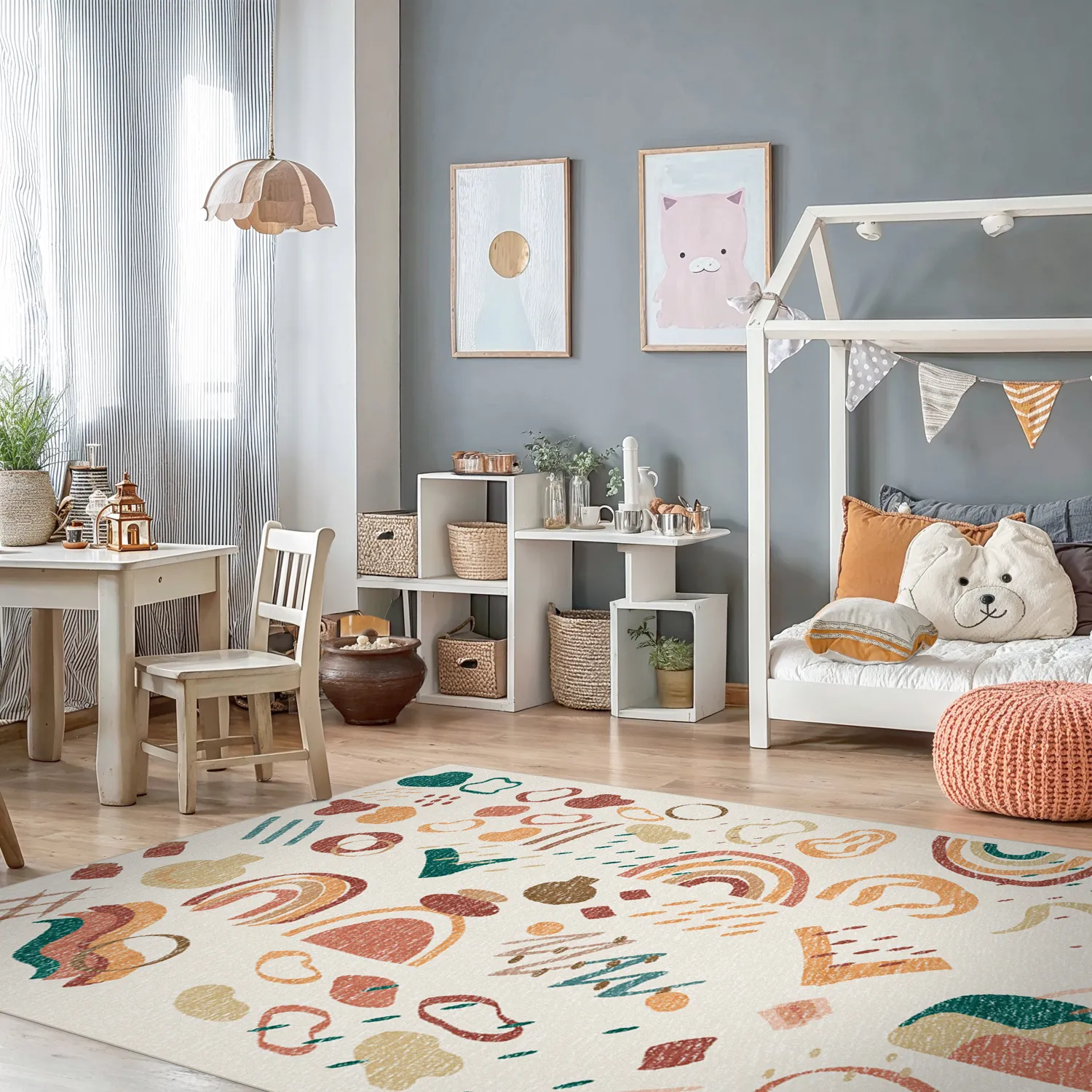 Tappeti per bambini - Ariel (rosa)