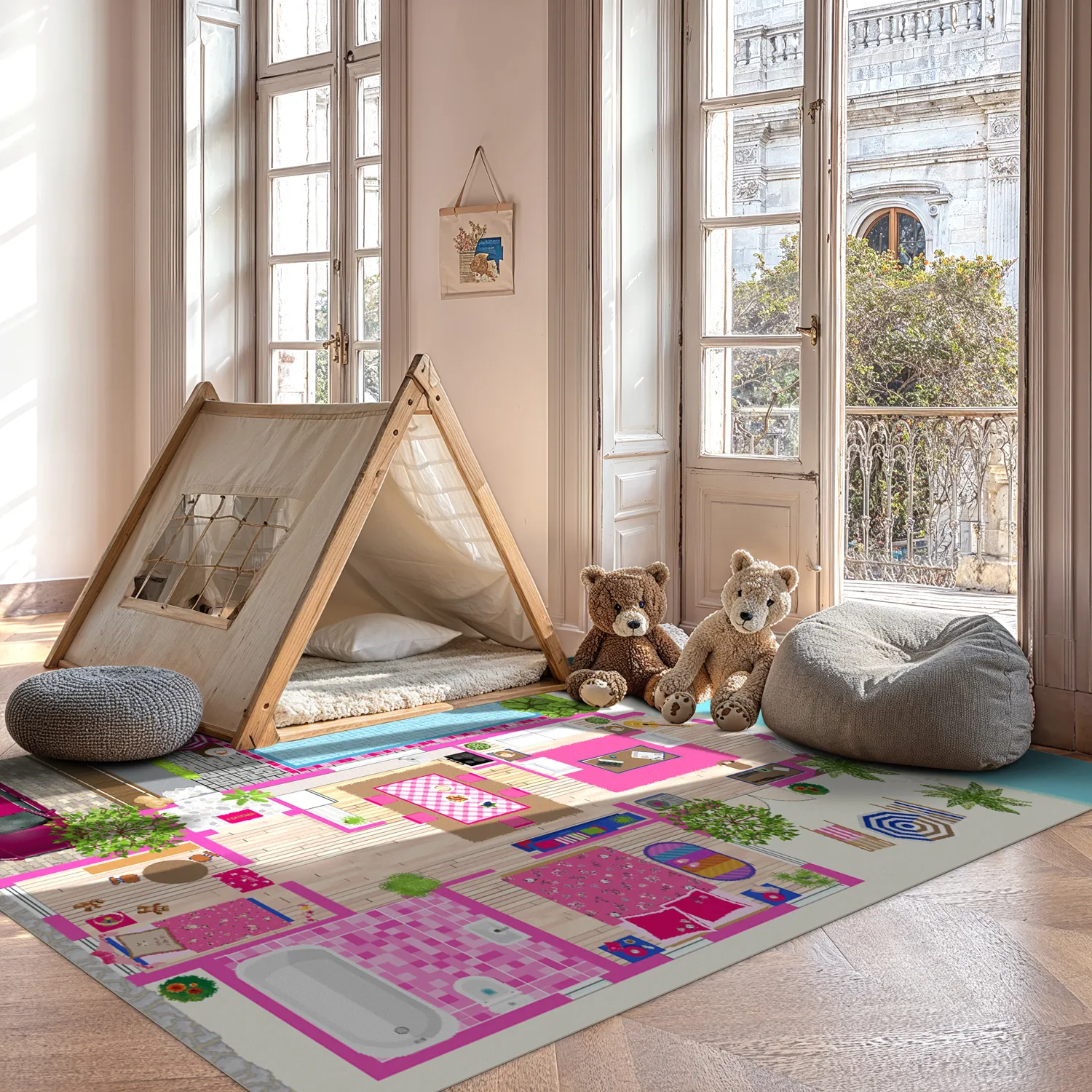 Tappeti per bambini - Beach world