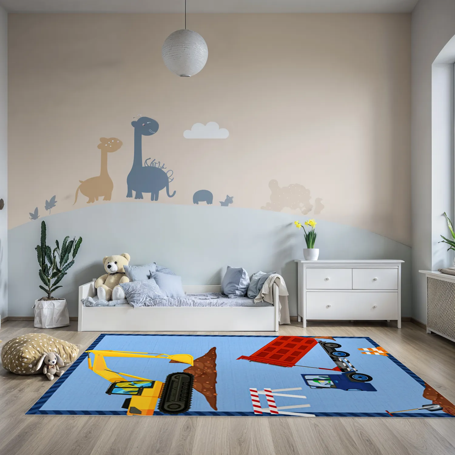 Tappeti per bambini - Building Site