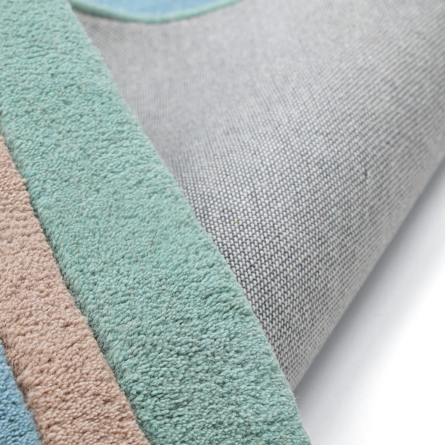 Tappeto per Bambini - Giraffe Hand Tufted Wool Premium (azzurro/multiplo)
