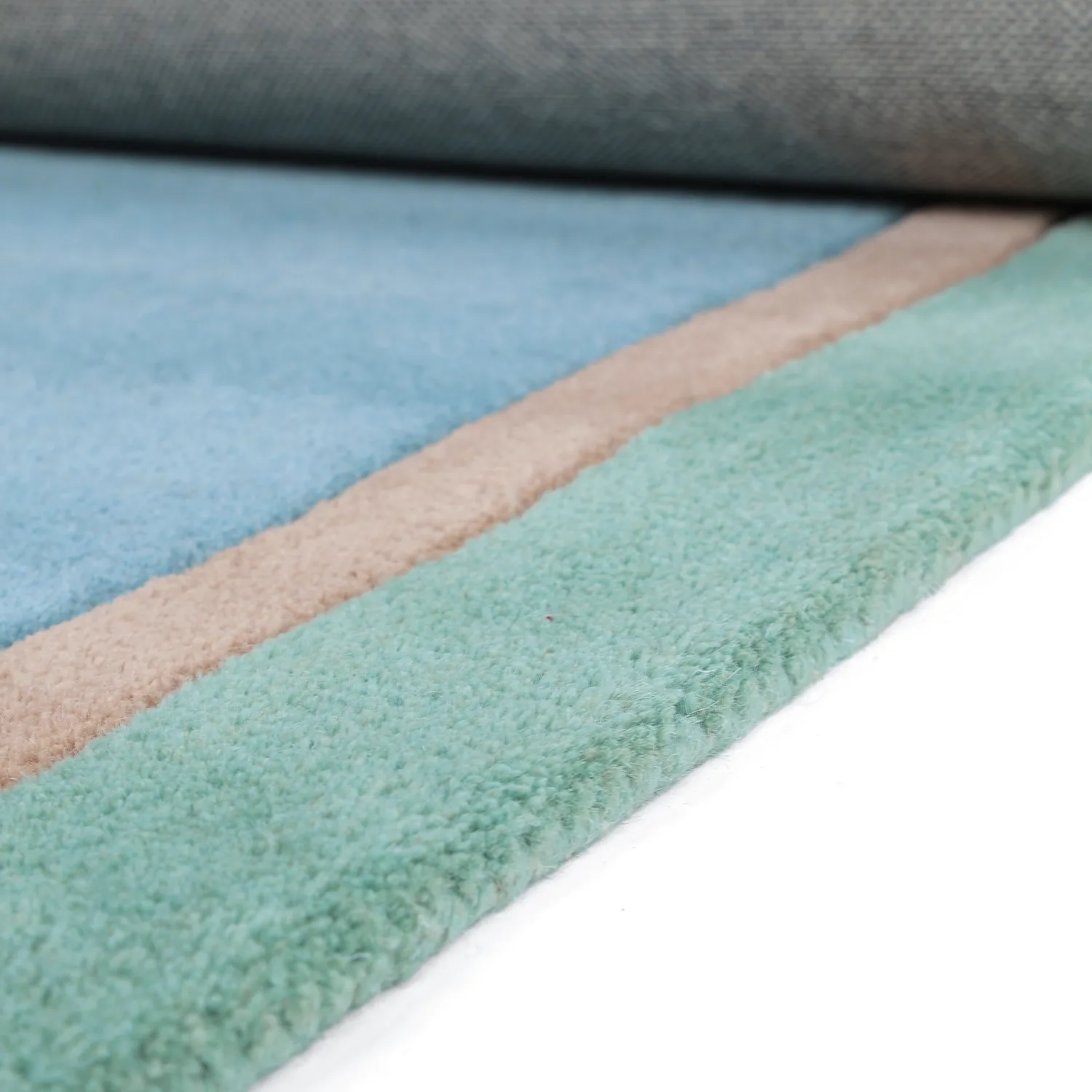 Tappeto per Bambini - Giraffe Hand Tufted Wool Premium (azzurro/multiplo)