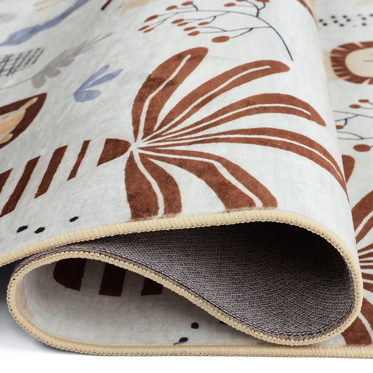 Tappeti per bambini - Lion Friends (beige)