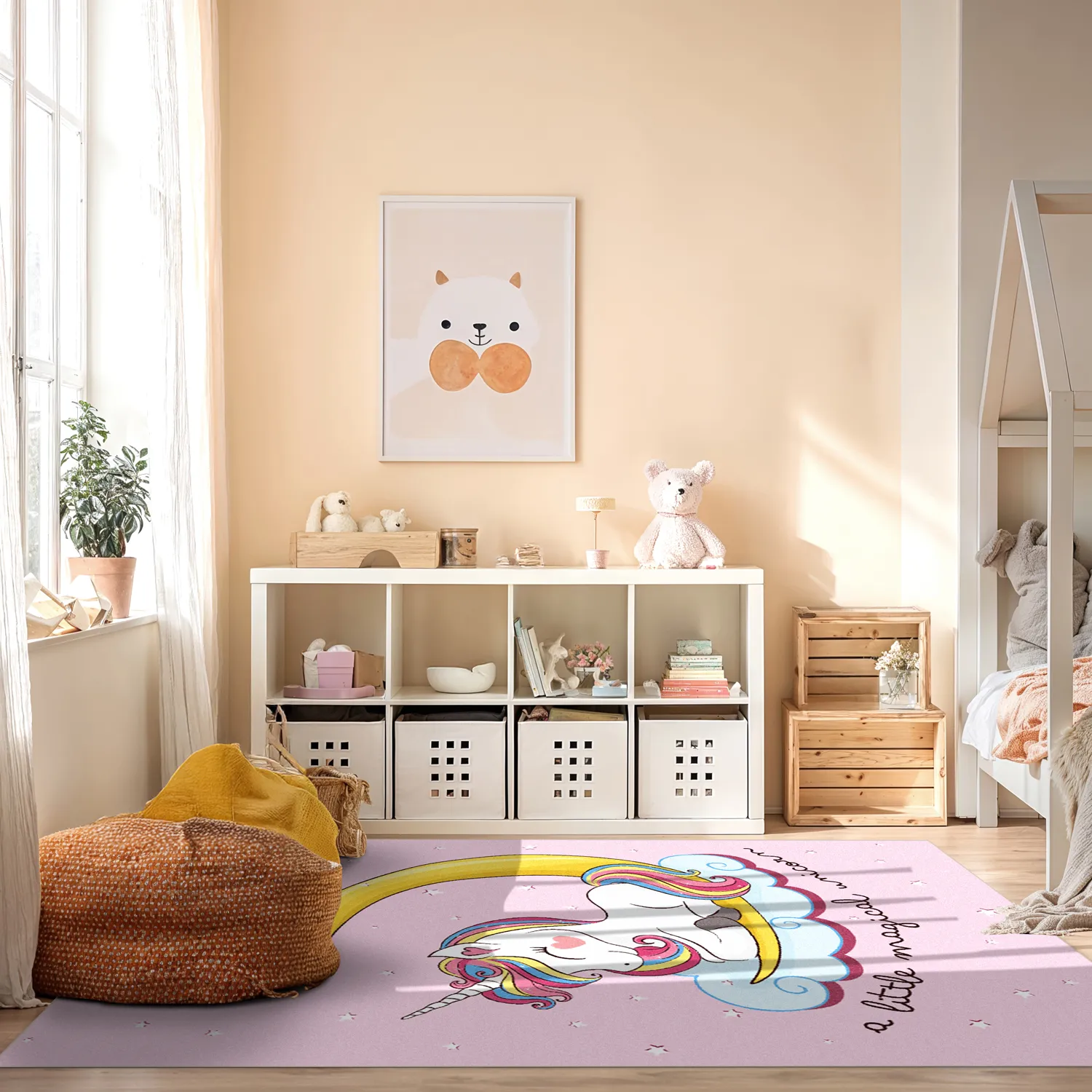 Tappeti per bambini - Magical Unicorn (rosa)