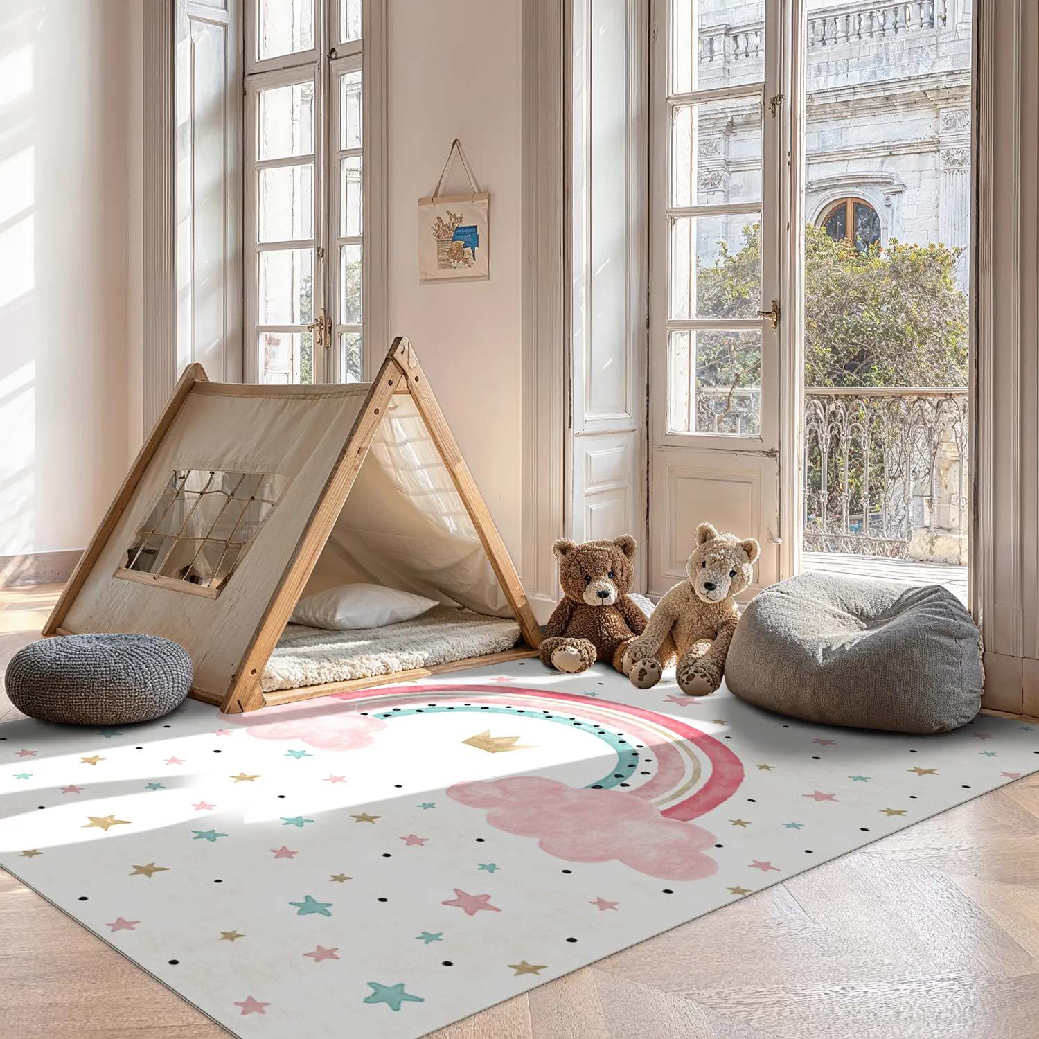 Tappeti per bambini - Rainbow (multi)