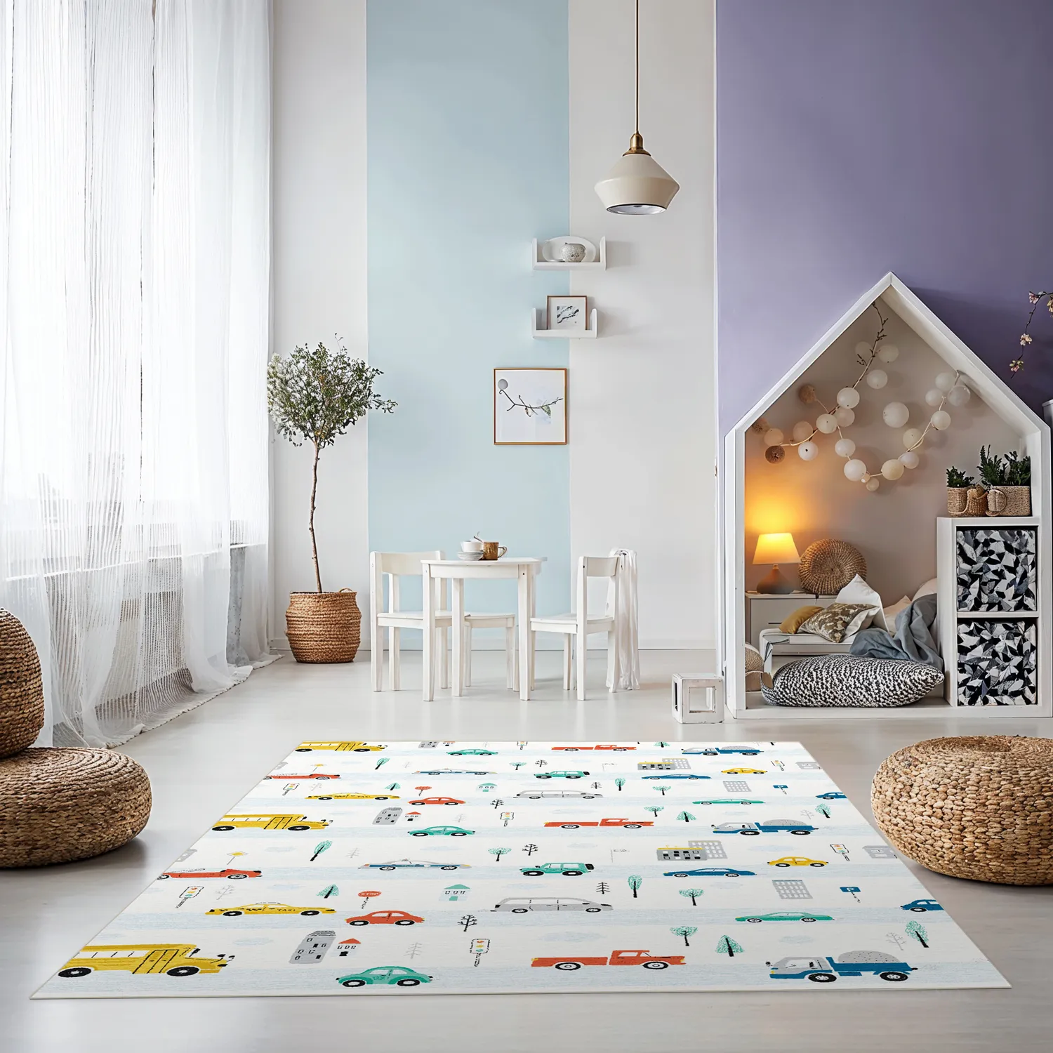 Tappeti per bambini - Road Cars (multi)