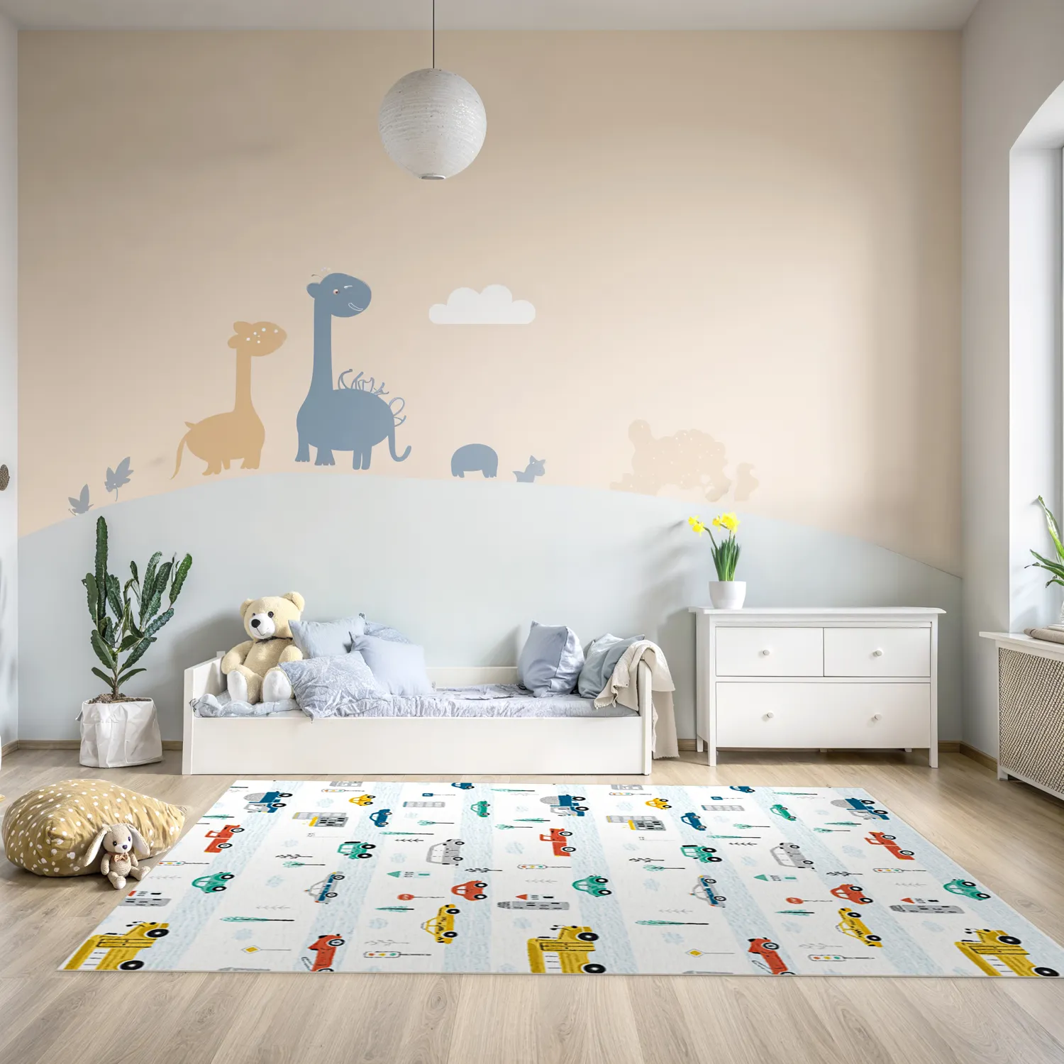 Tappeti per bambini - Road Cars (multi)