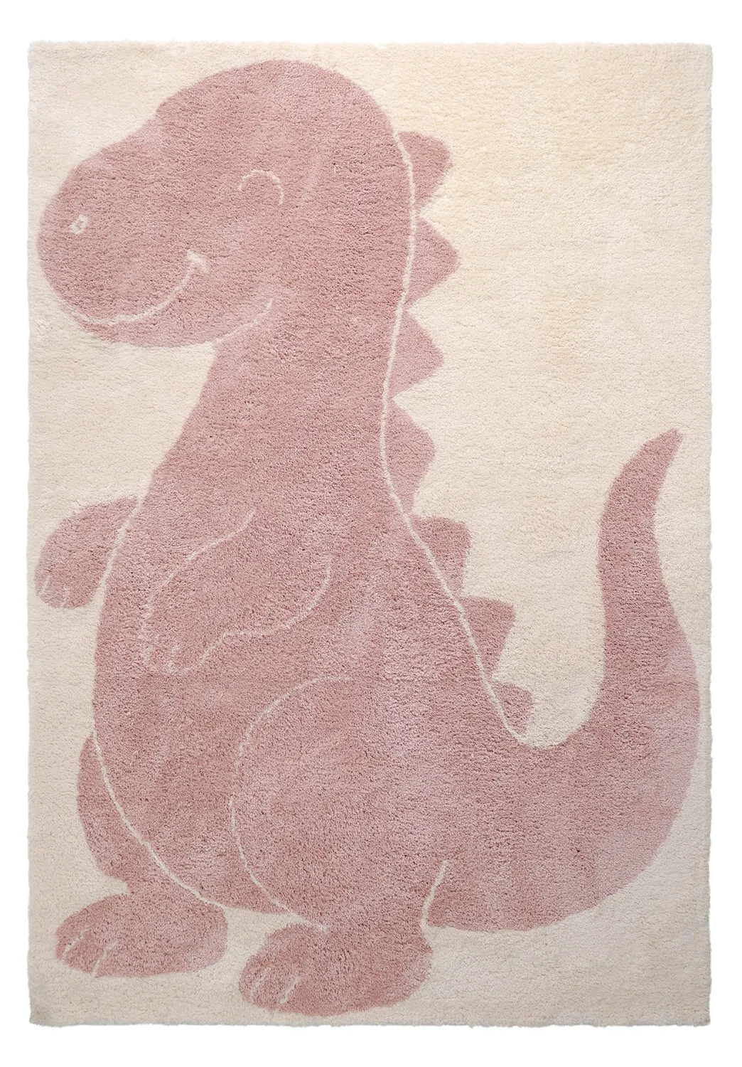 Tappeto per Bambini - Soft Dino (crema/rosa)