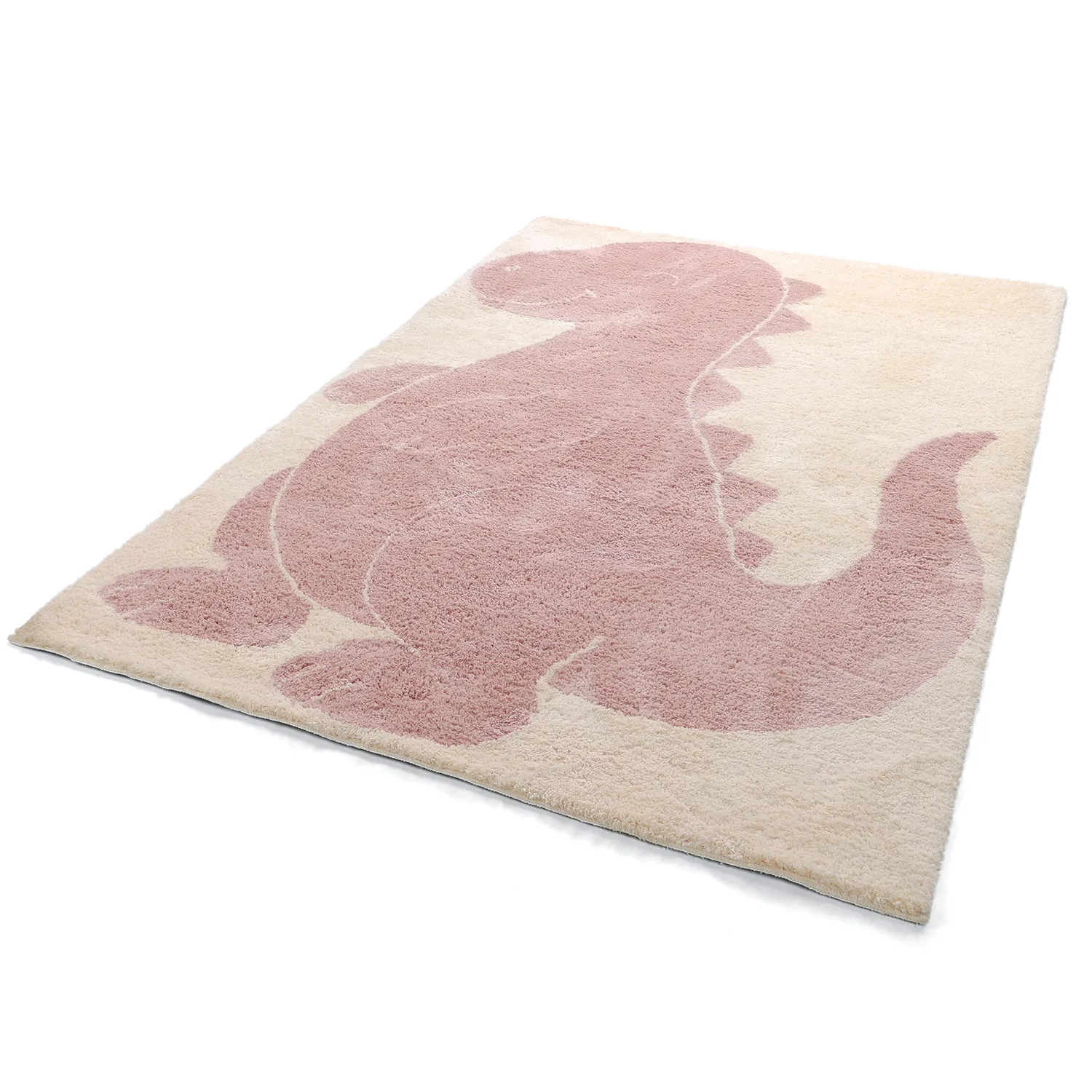 Tappeto per Bambini - Soft Dino (crema/rosa)