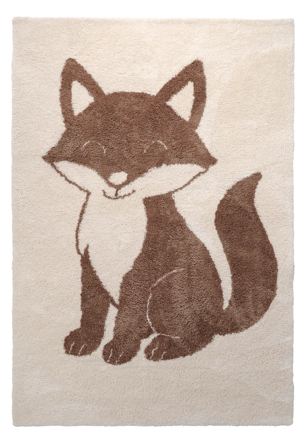 Tappeto per Bambini - Soft Fox (crema/marrone)