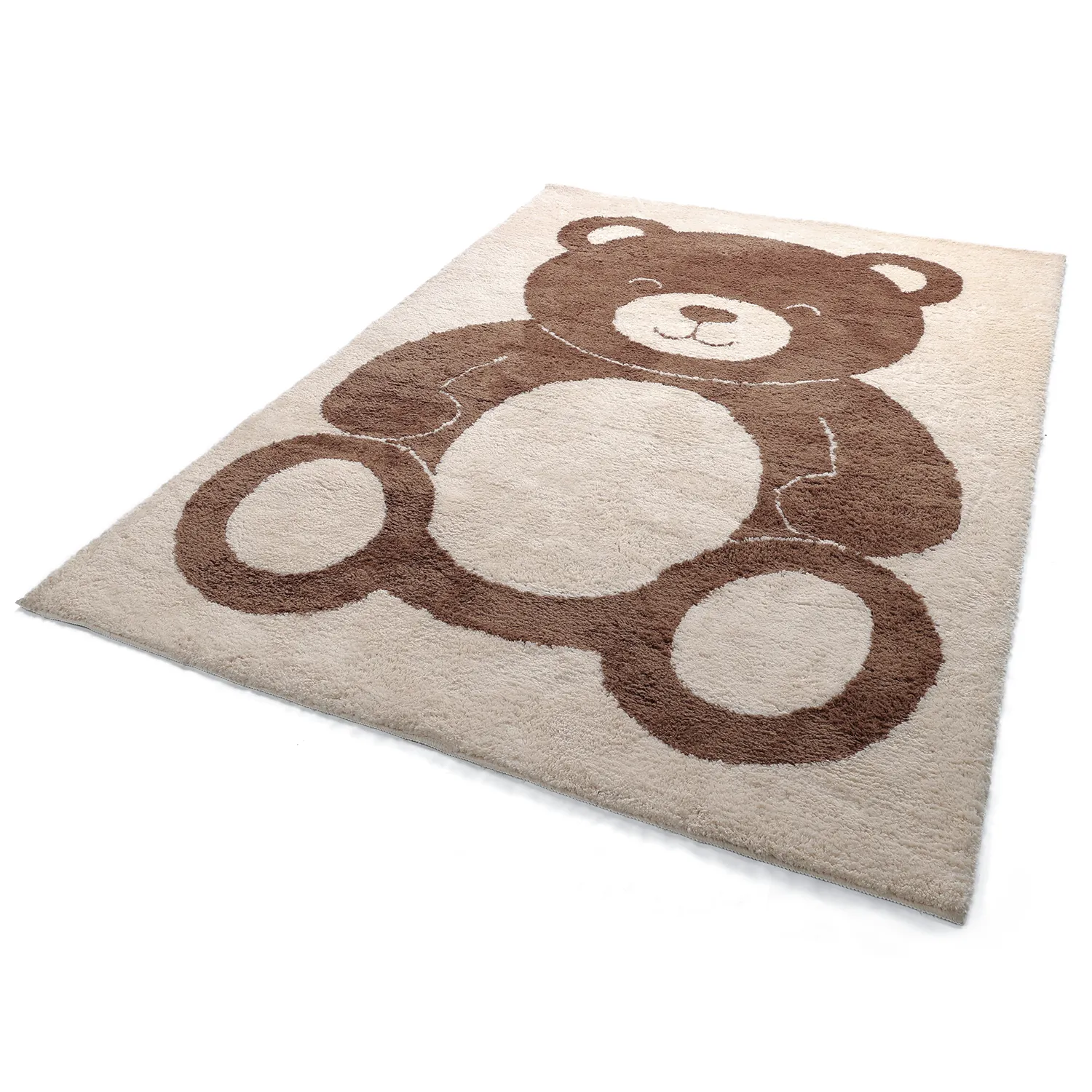 Tappeto per Bambini - Soft Teddybear (crema/marrone)