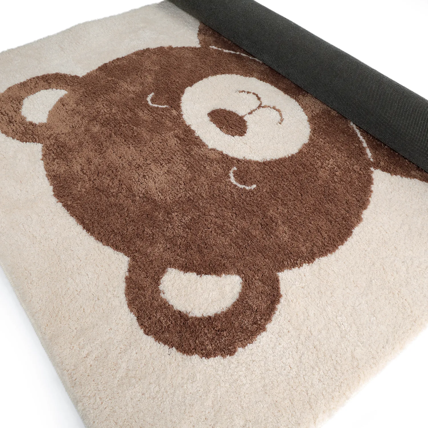Tappeto per Bambini - Soft Teddybear (crema/marrone)