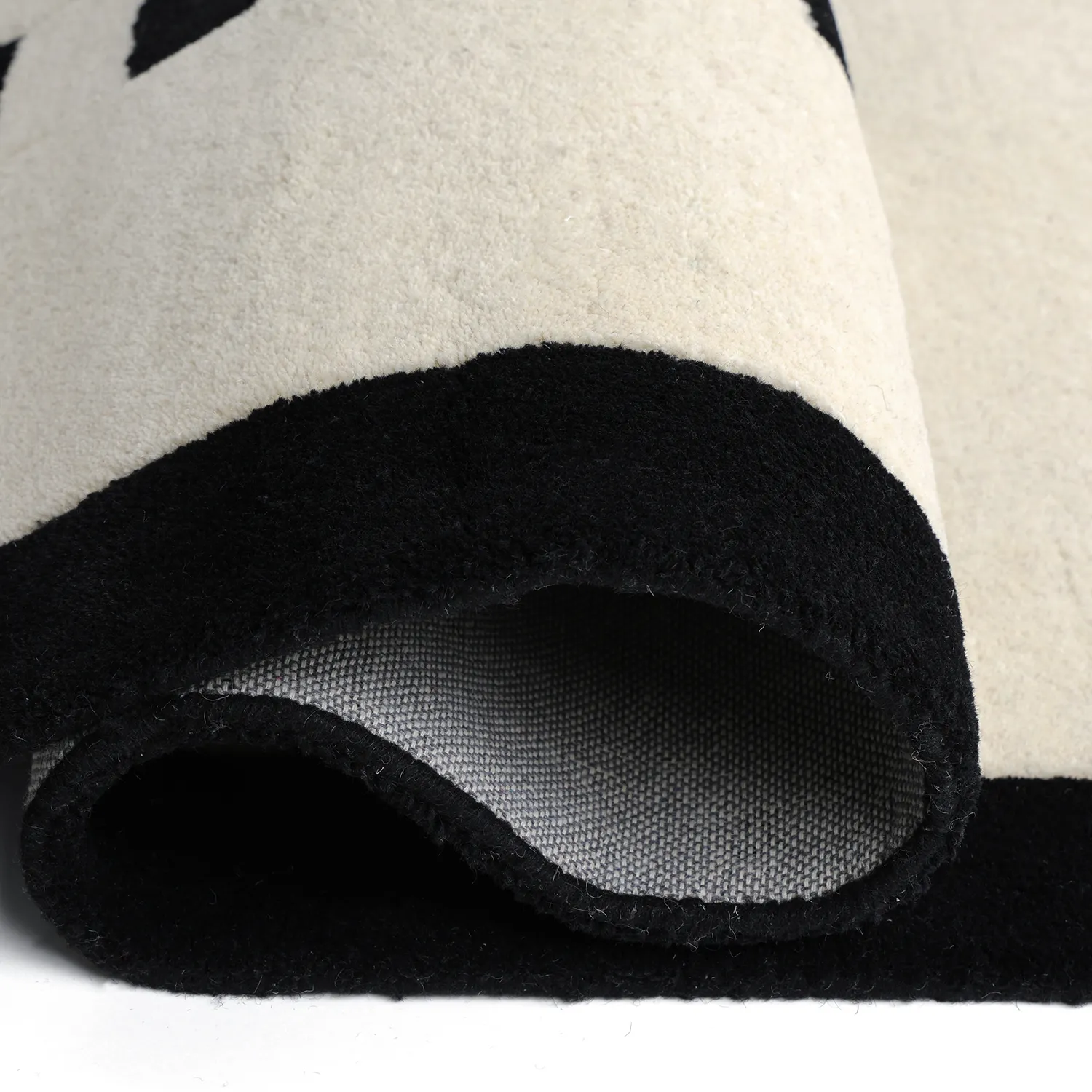 Tappeto per Bambini - Zebra Hand Tufted Wool Premium (beige/nero)