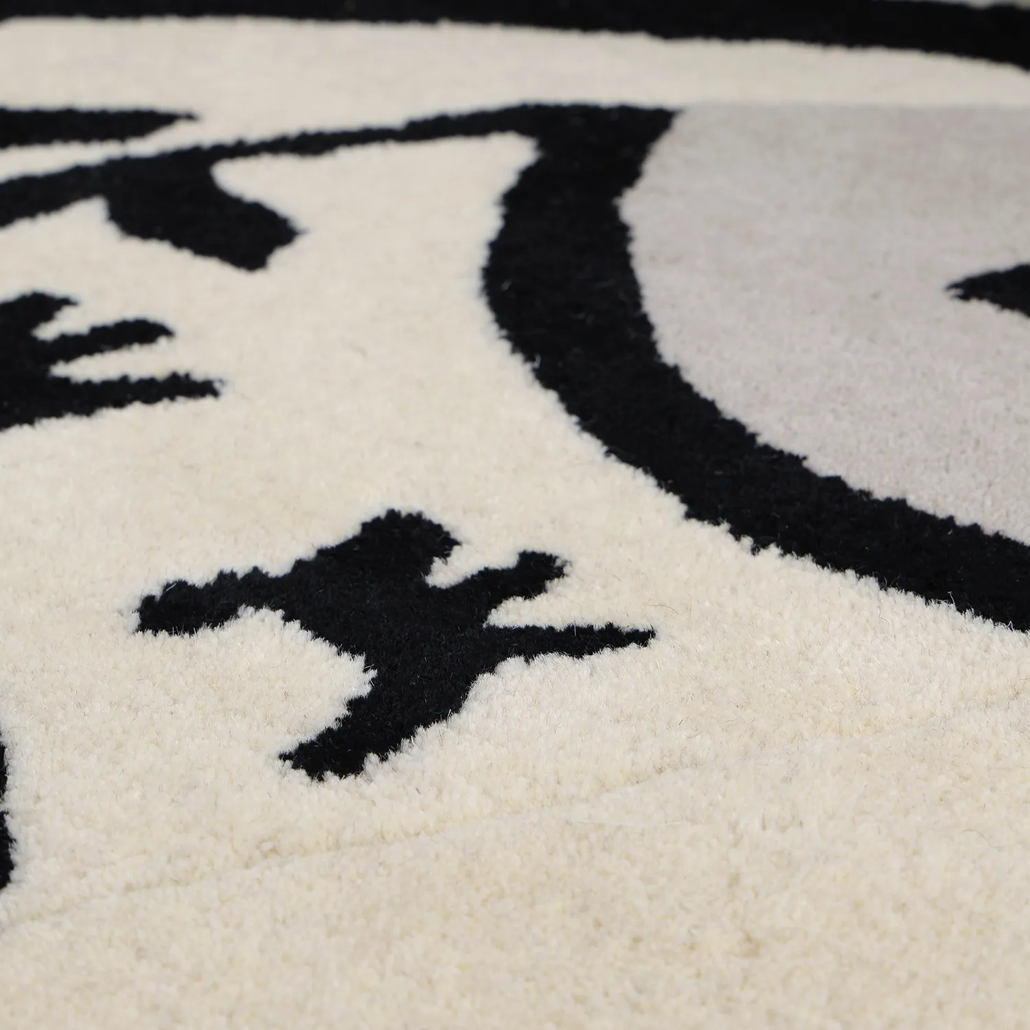 Tappeto per Bambini - Zebra Hand Tufted Wool Premium (beige/nero)