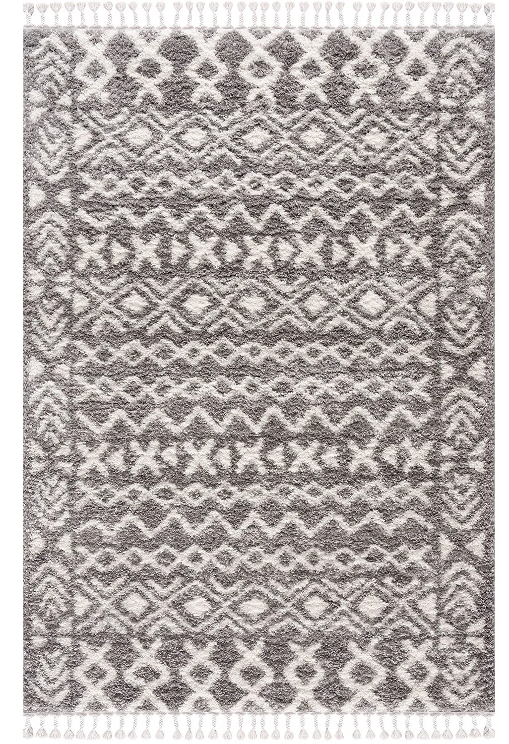 Tappeto A Pelo Lungo - Loja (grigio)