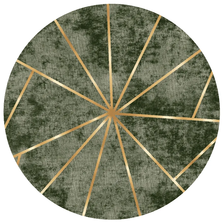 Tappeto rotondo - Bellizzi (verde)