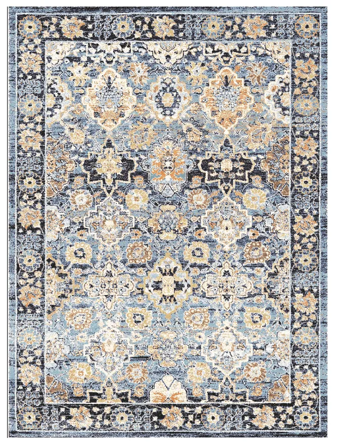 Tappeto Wilton - Fernana (blu/multi)