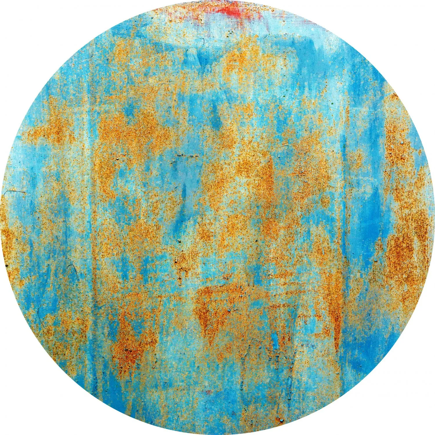 Tappeto rotondo - Molina (blu)