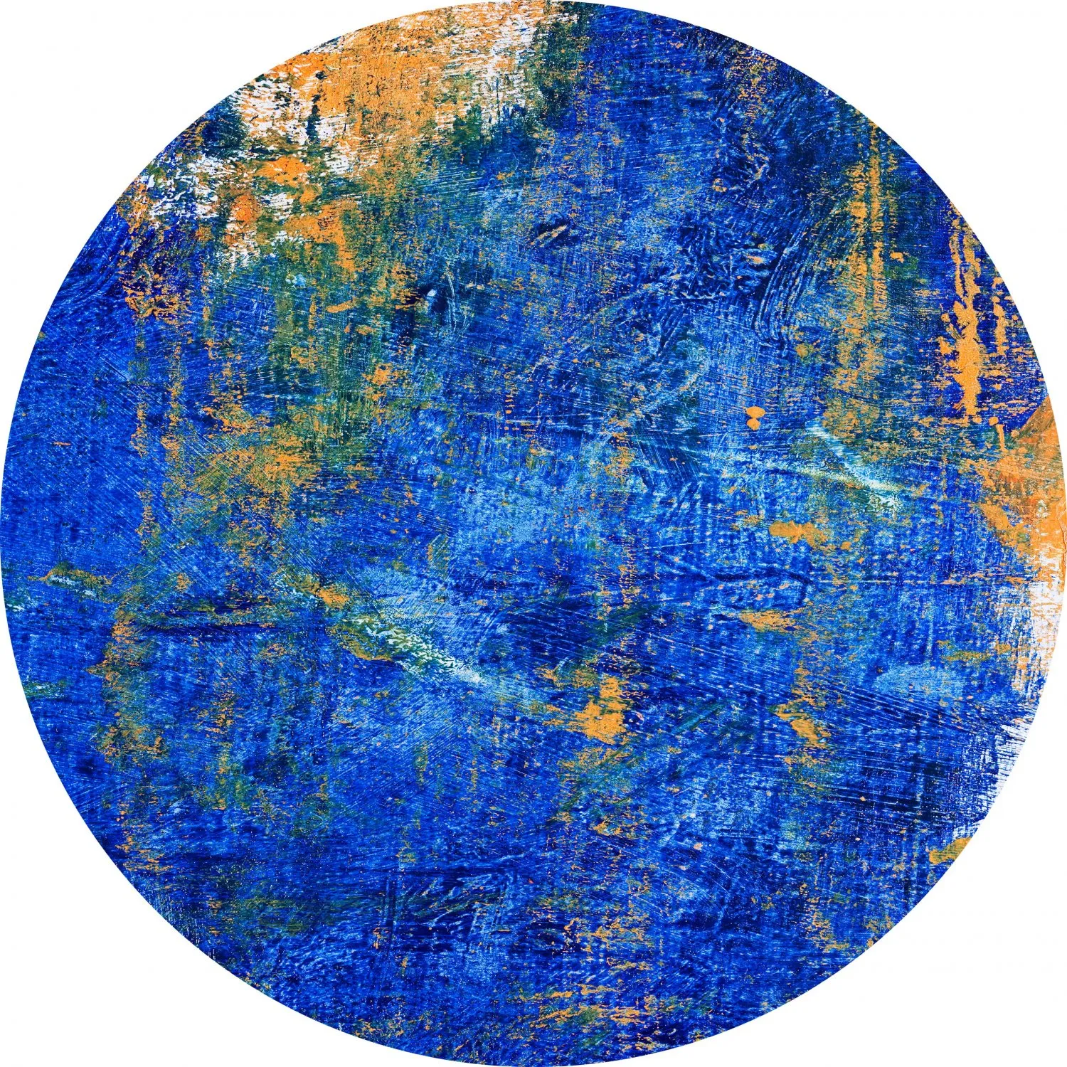 Tappeto rotondo - Taravilla (blu)