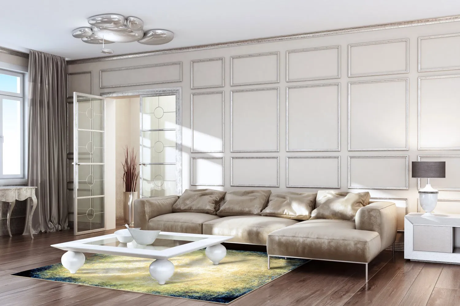 Tappeto Wilton - Pamplona (blu)