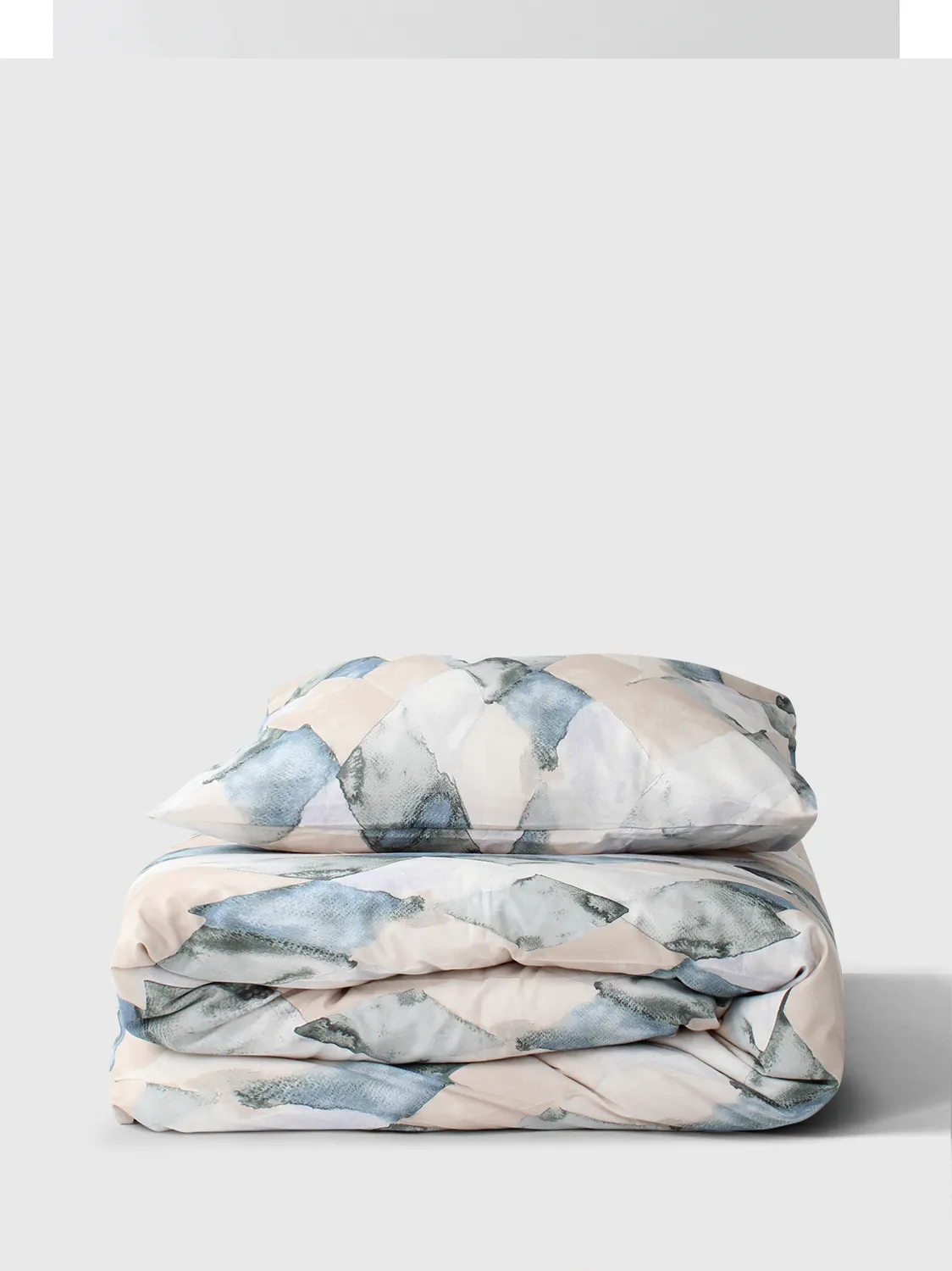 Set copripiumino - Blanca (beige/blu)