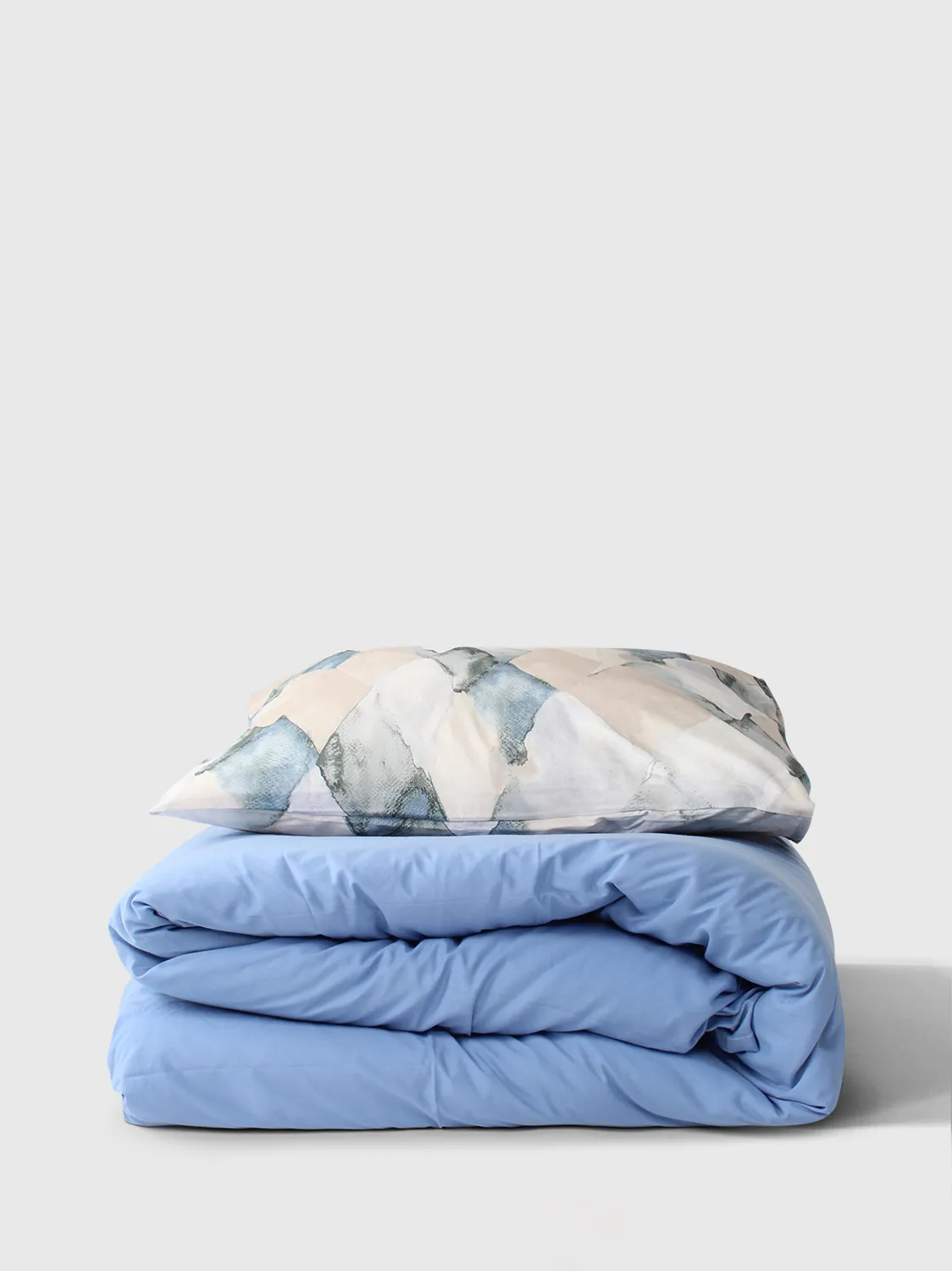 Set copripiumino - Blanca (beige/blu)